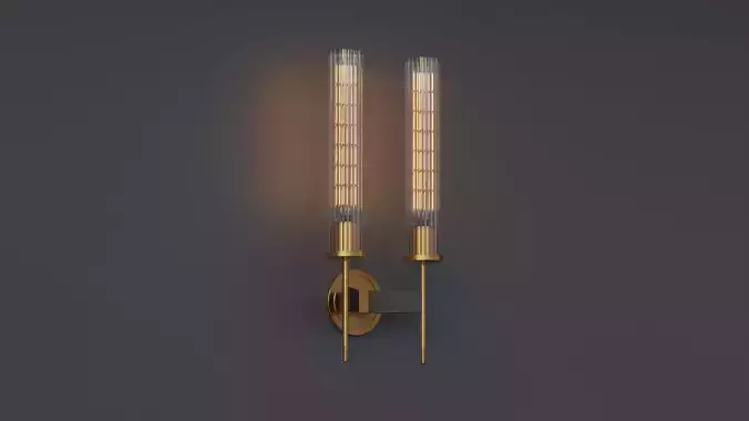 Allouette Double Sconce 3D model