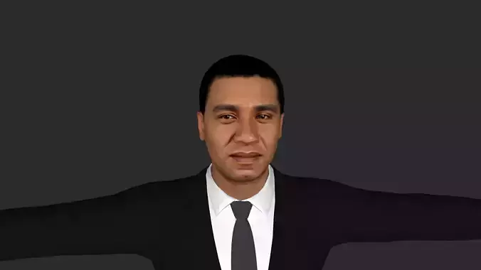 Andrew Holness Hyper Realistic Full Body Rigged Character