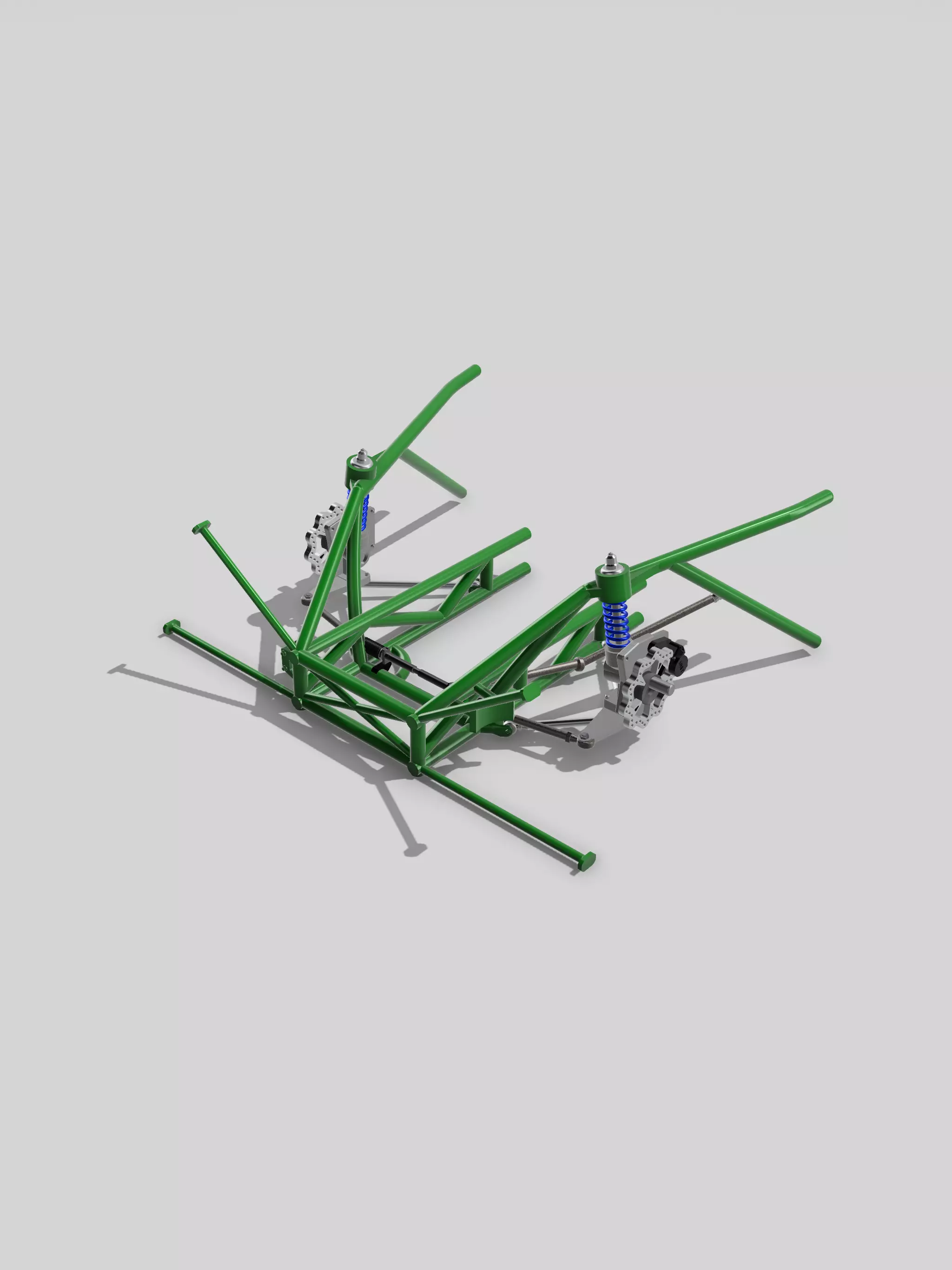 1967 STANG PROMOD TUBULAR CHASSIS SUSPENSION BRAKES STEERING 3D print model_0