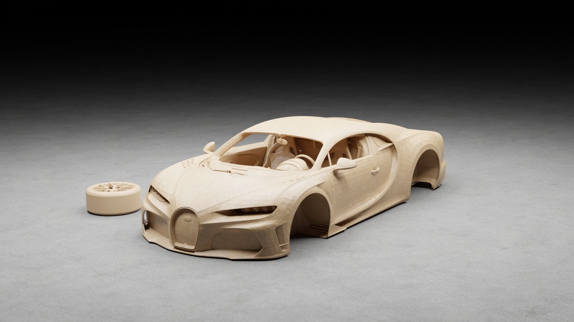 Bugatti Chiron Supersport 300 Plus 3D Printable 3D model 3D printable ...