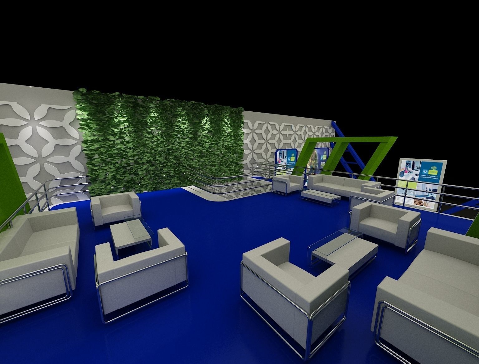 Booth Exhibition Stand a296 3D model_15