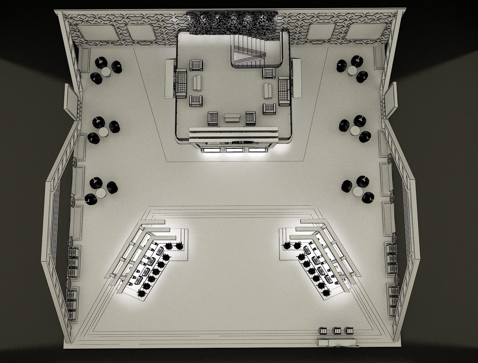 Booth Exhibition Stand a296 3D model_14