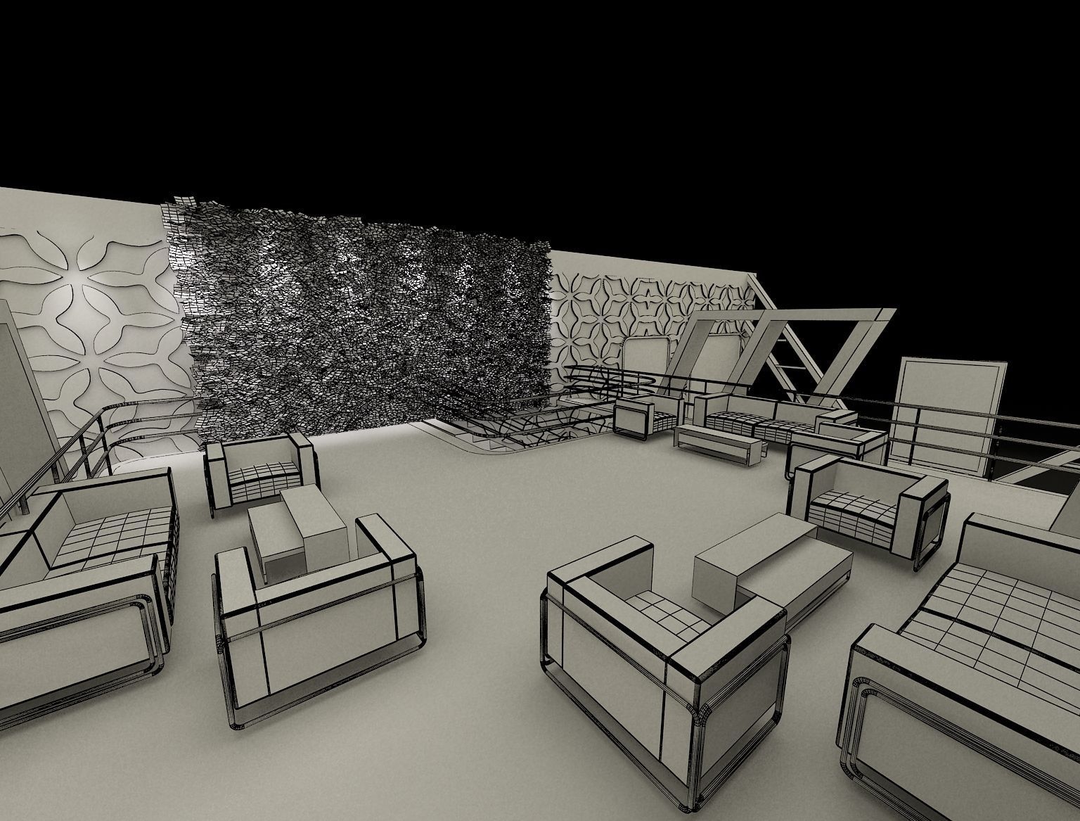 Booth Exhibition Stand a296 3D model_16