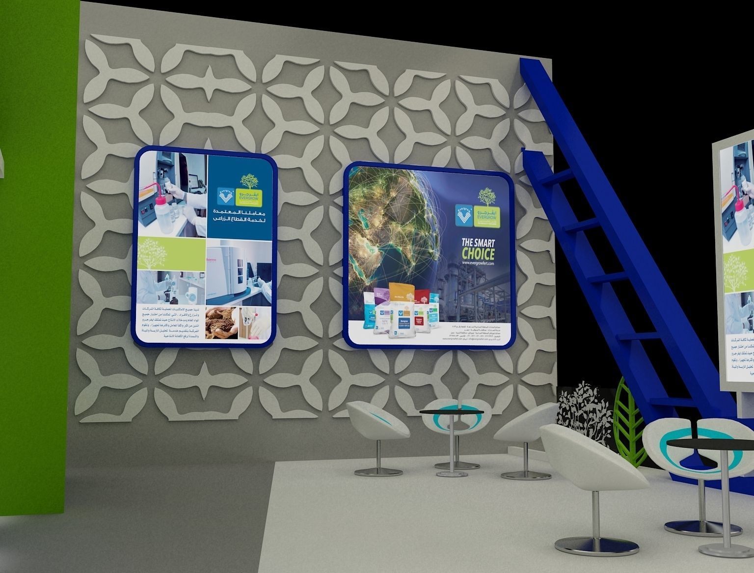 Booth Exhibition Stand a296 3D model_9