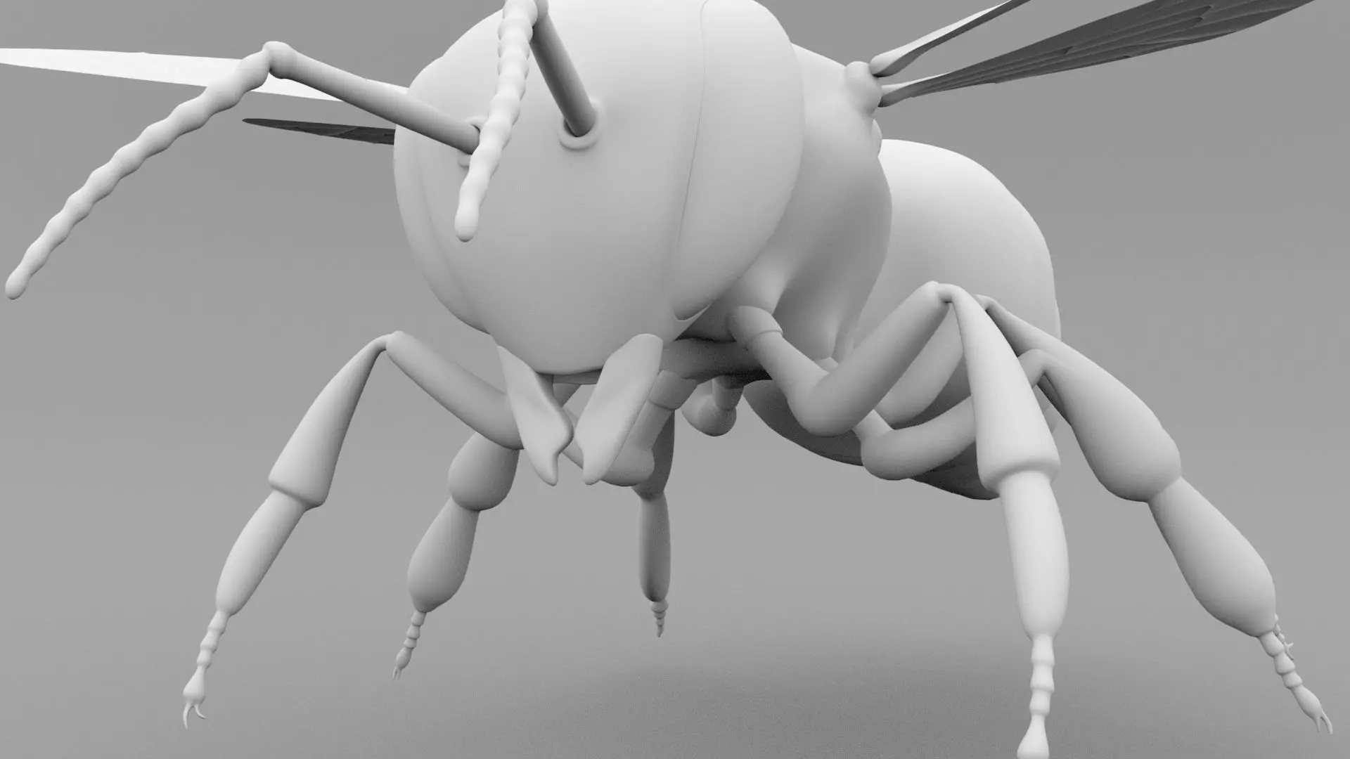 Realistic Bee 3D model