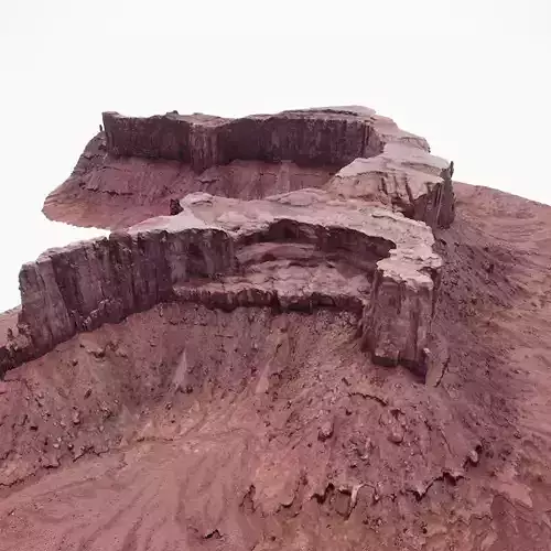 Rock Coronado Canyon Cliff Desert 3D model