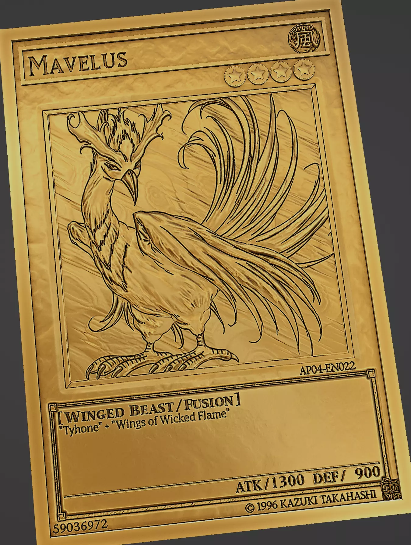 mavelus - yugioh 3D print model