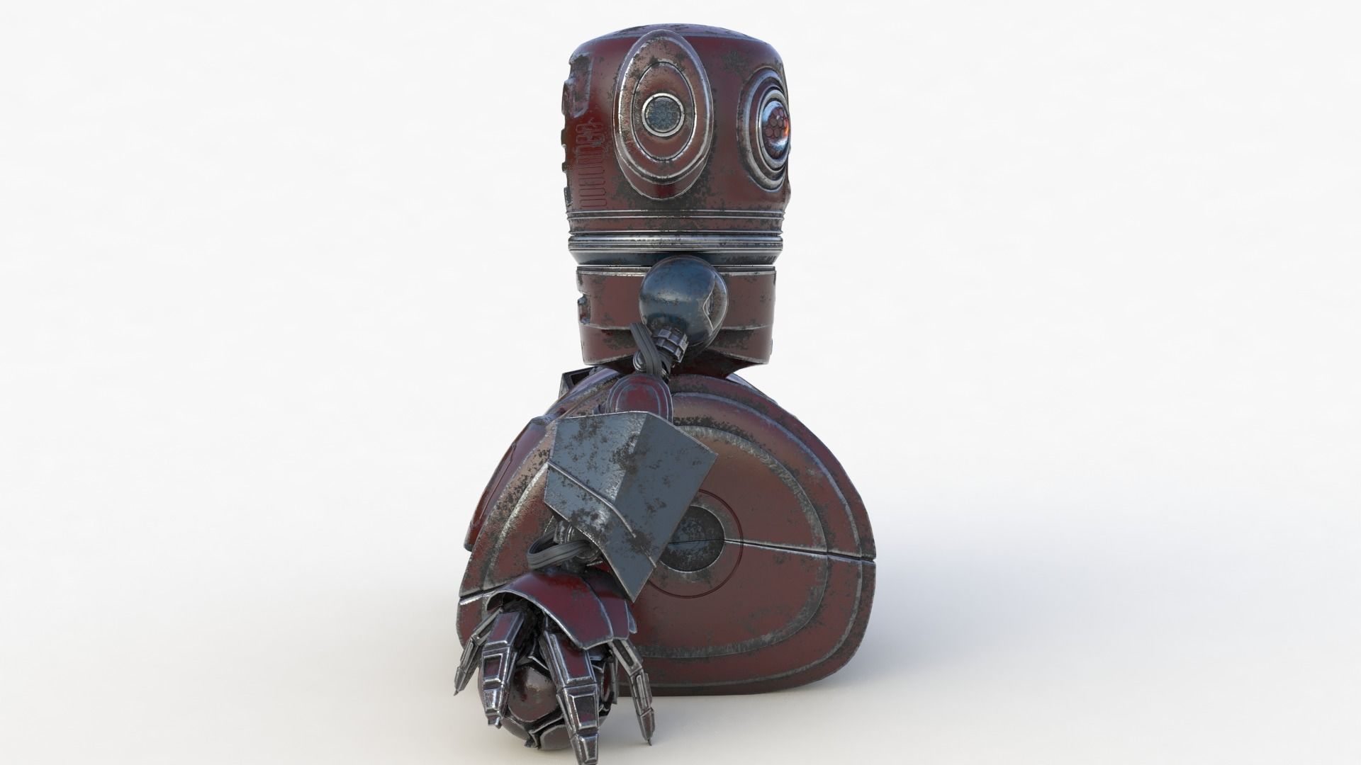Cute Robot 2 3D model_56
