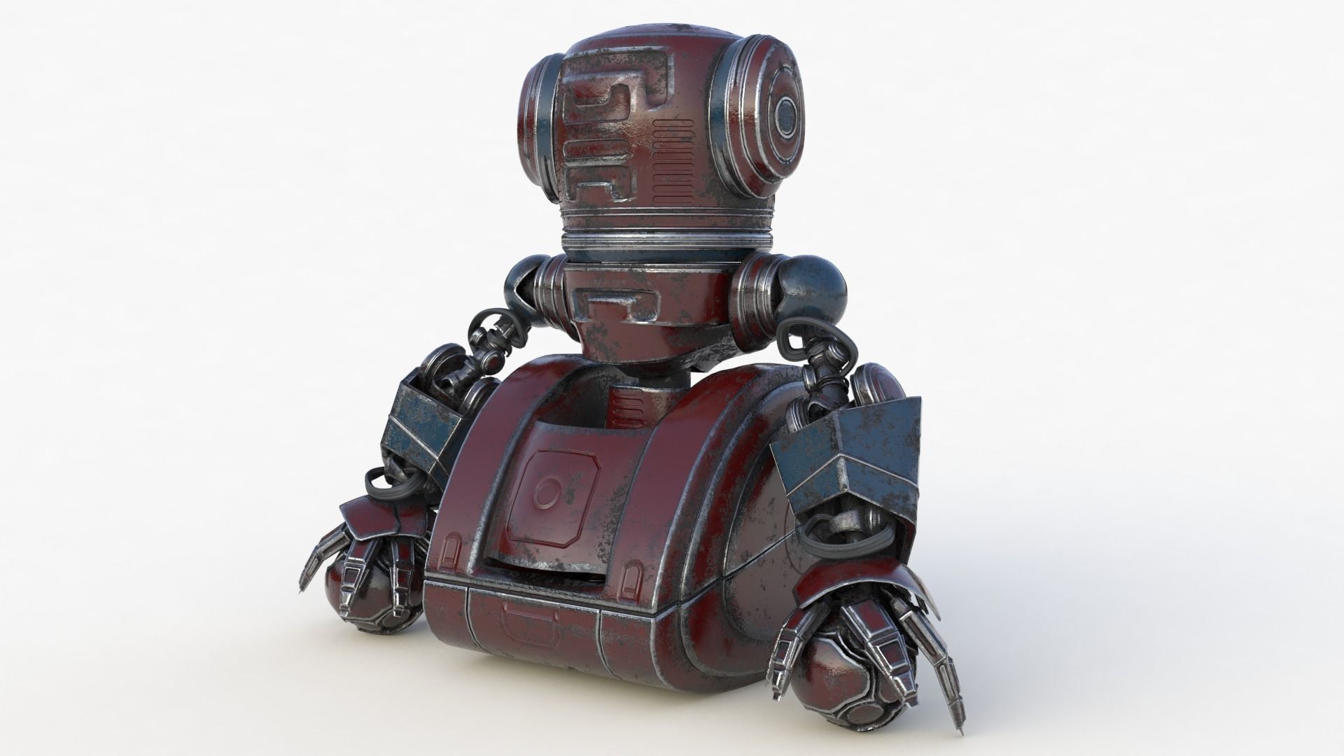 Cute Robot 2 3D model_61