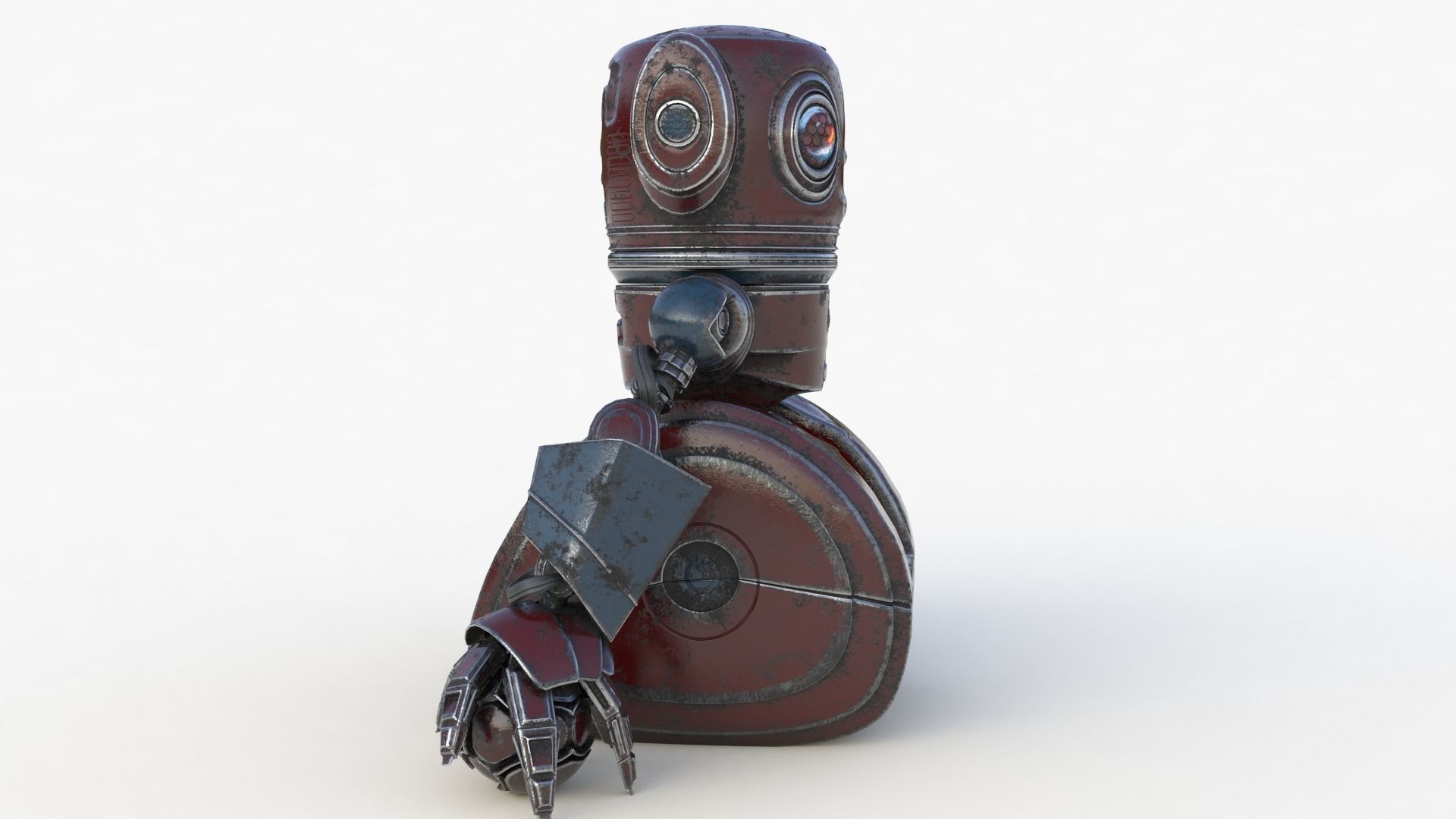 Cute Robot 2 3D model_55