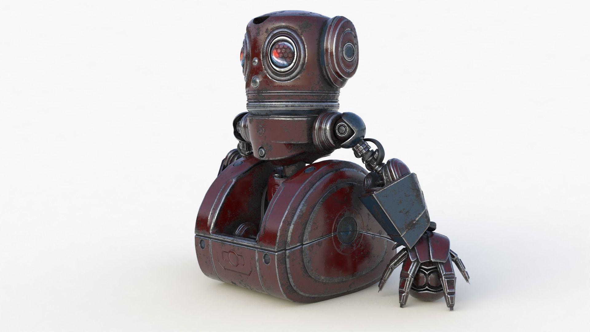 Cute Robot 2 3D model_77