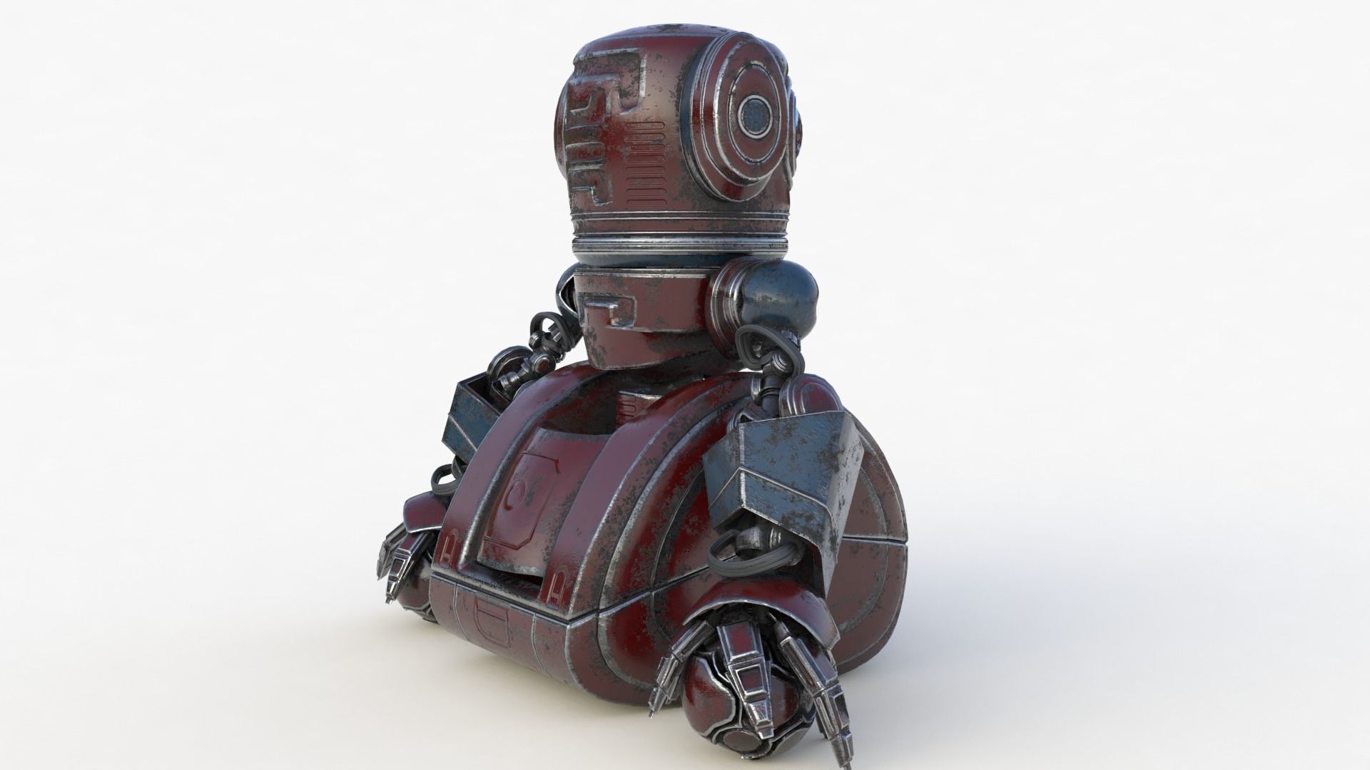 Cute Robot 2 3D model_59