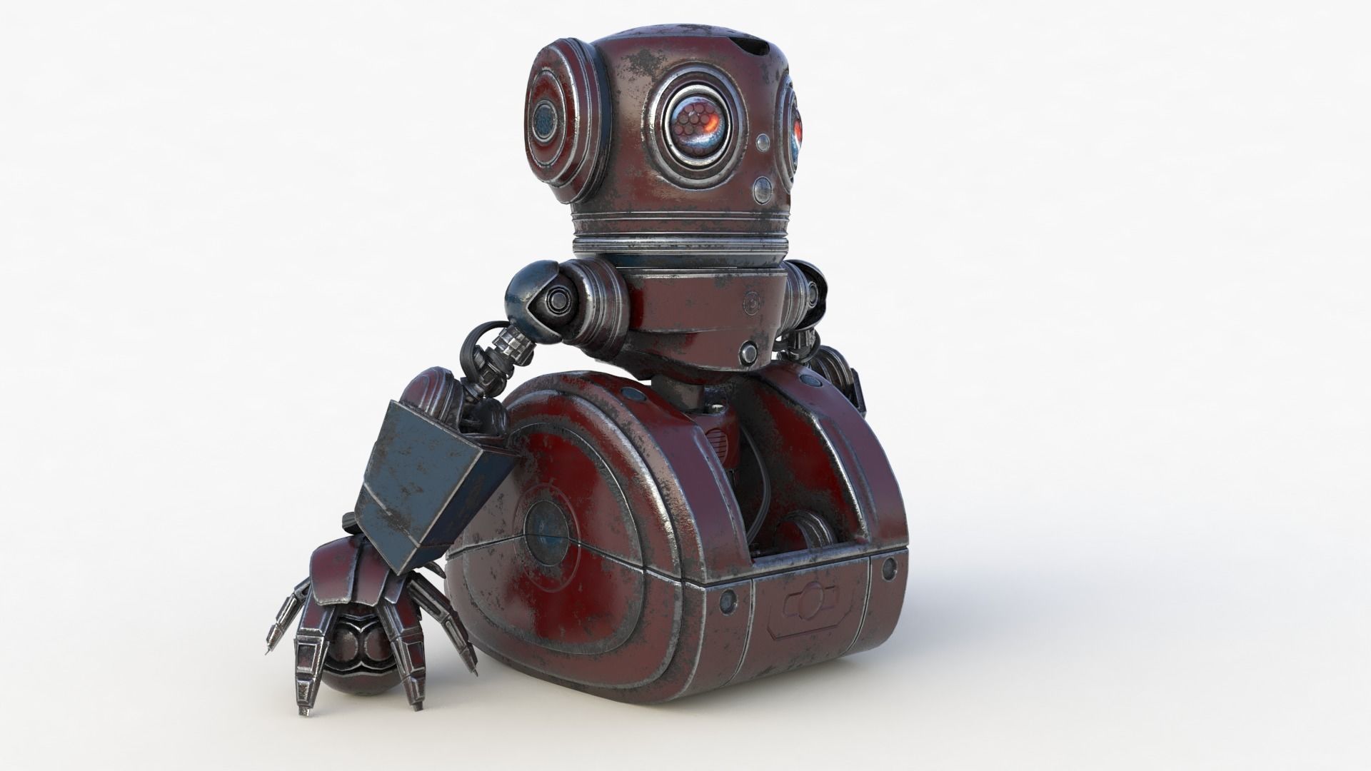 Cute Robot 2 3D model_51