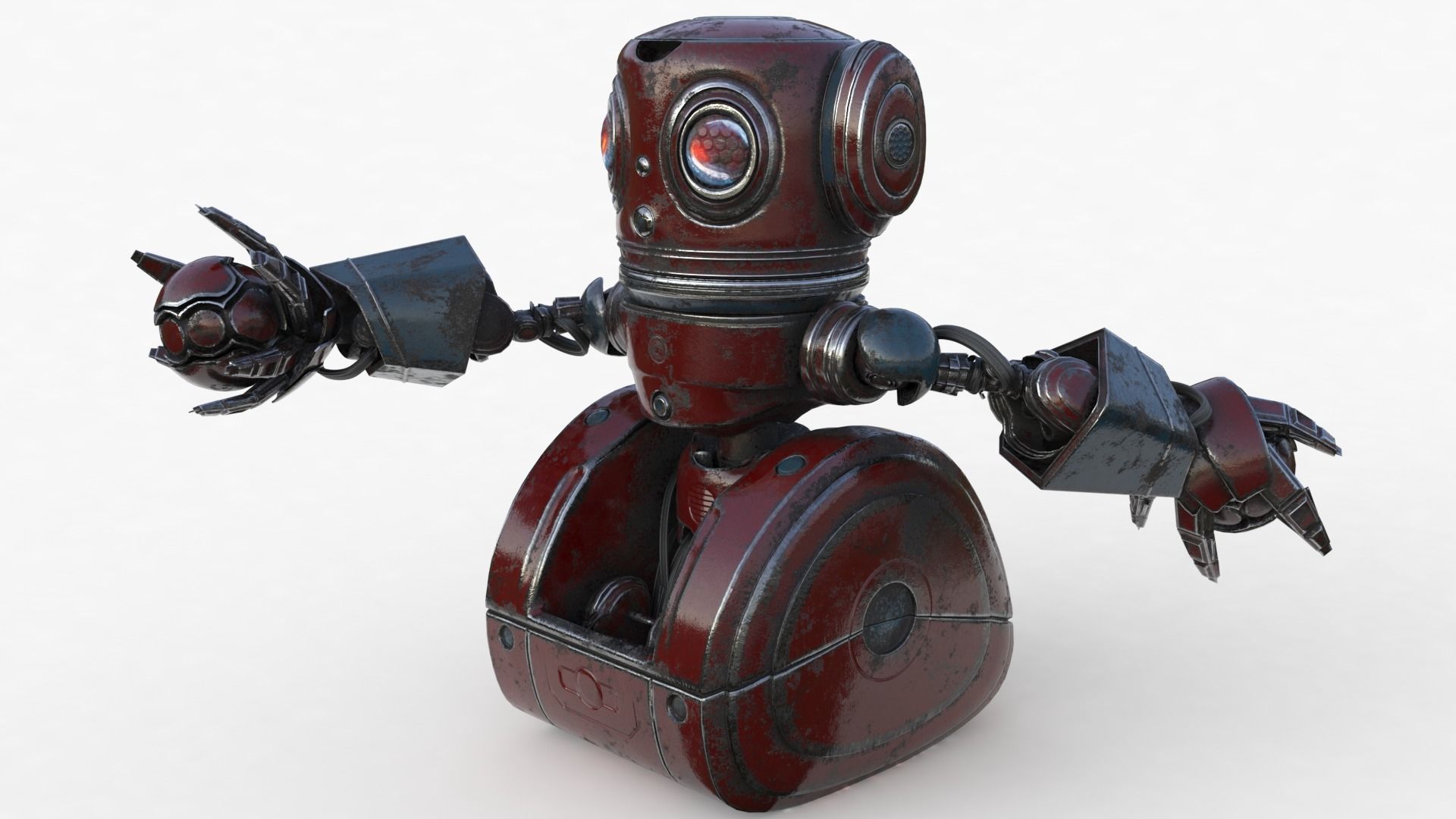 Cute Robot 2 3D model_24