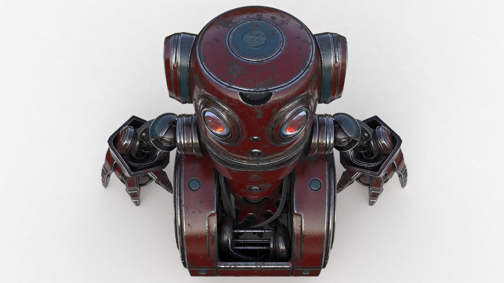 Cute Robot 2 3D model_21