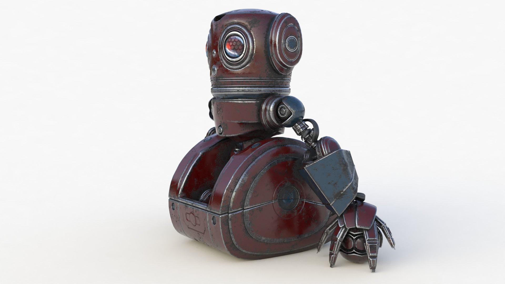 Cute Robot 2 3D model_78