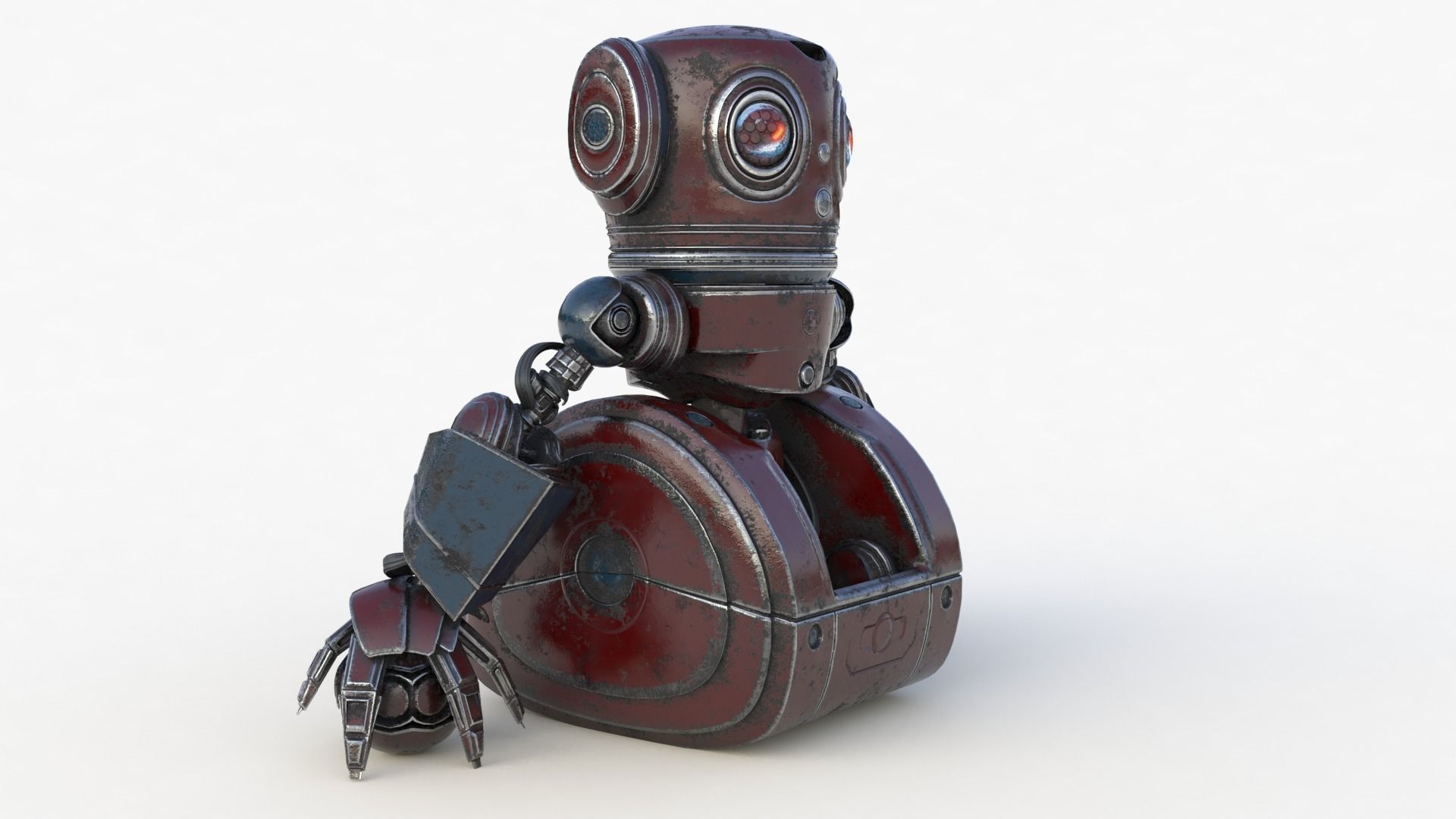 Cute Robot 2 3D model_52
