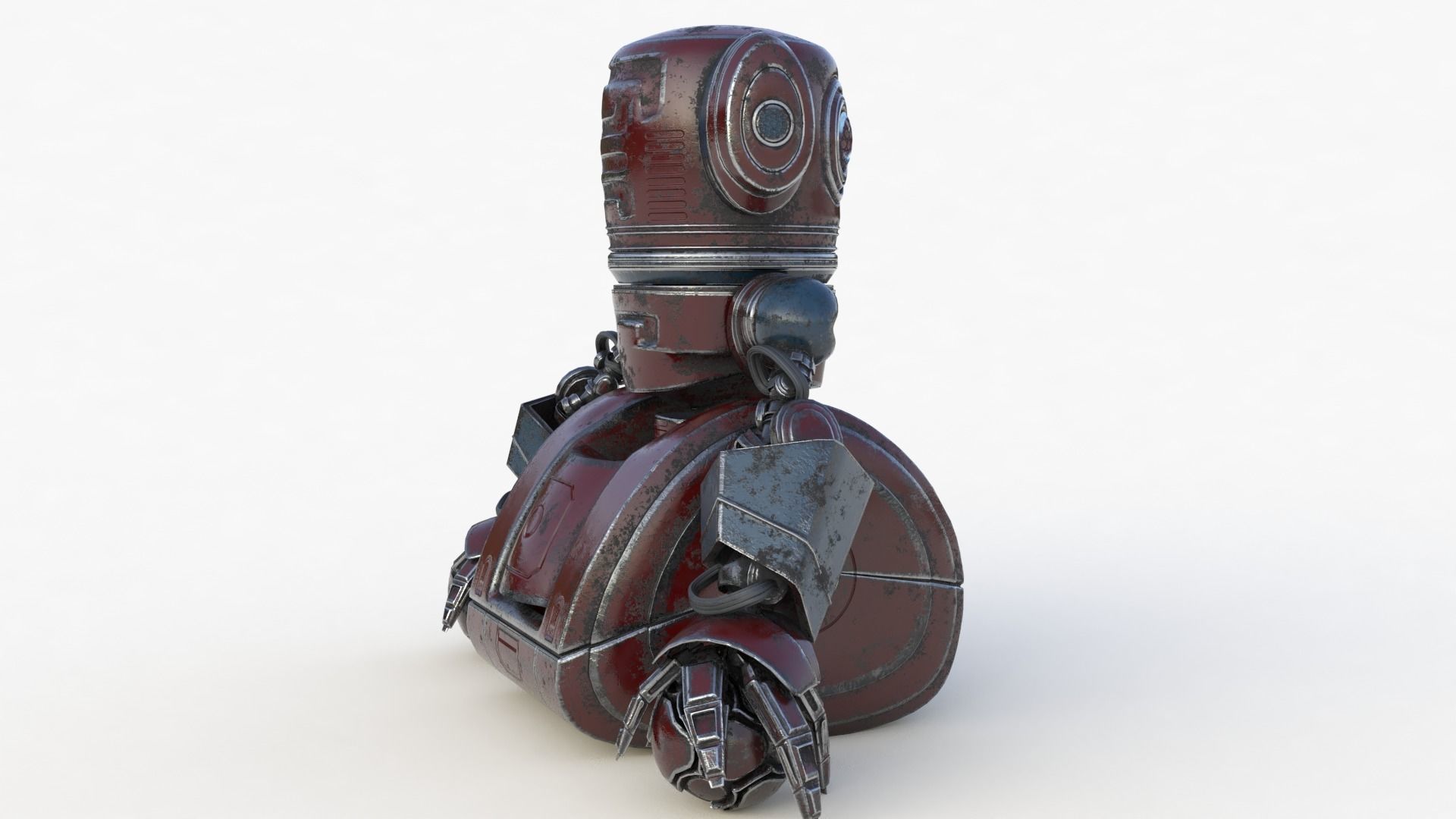 Cute Robot 2 3D model_58