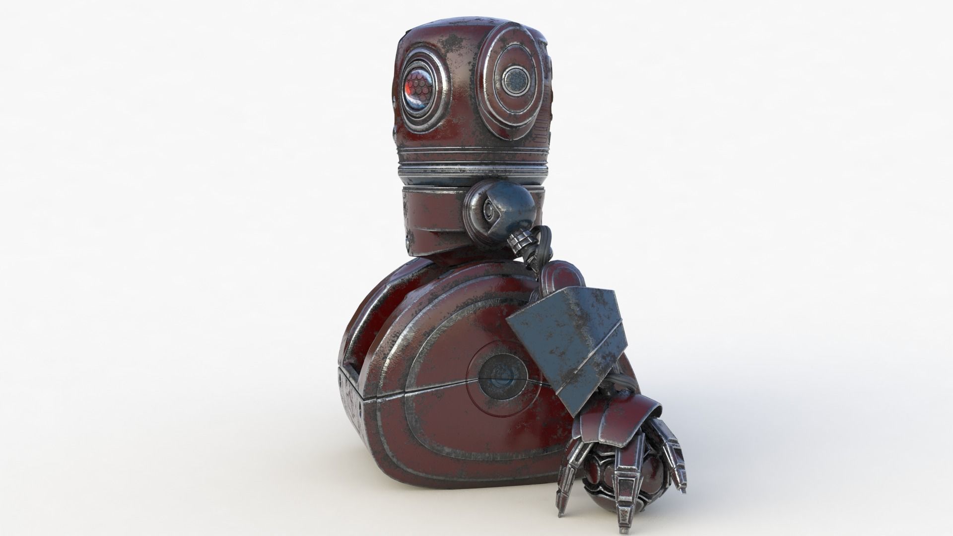 Cute Robot 2 3D model_75