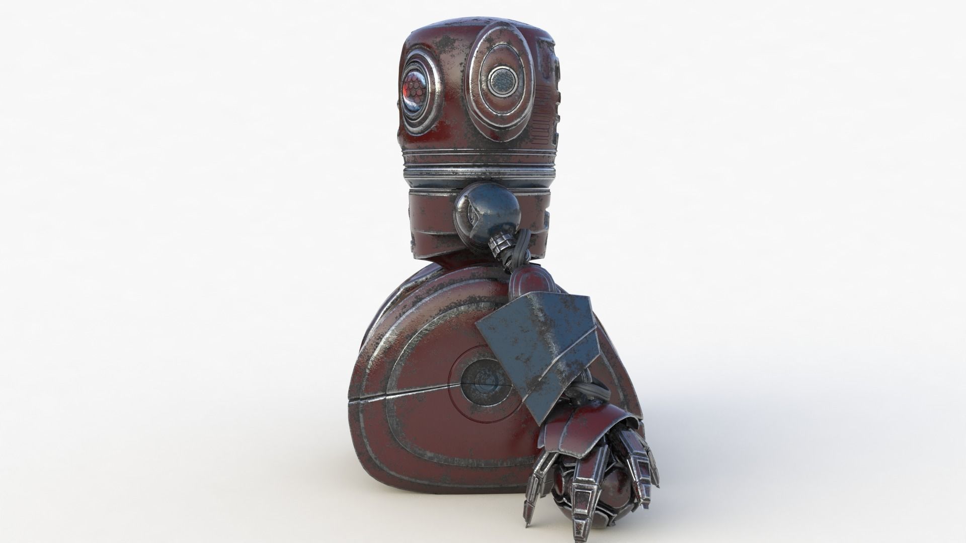 Cute Robot 2 3D model_74