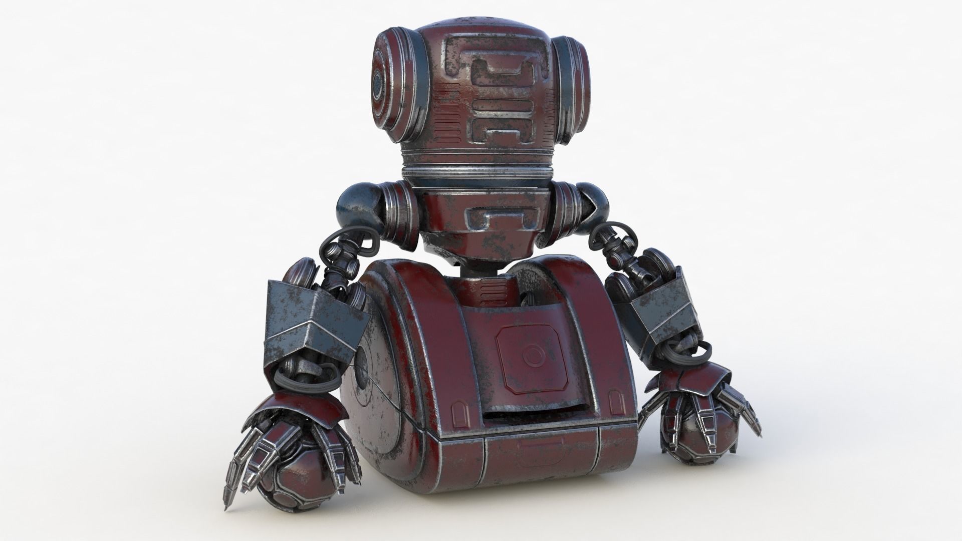 Cute Robot 2 3D model_67