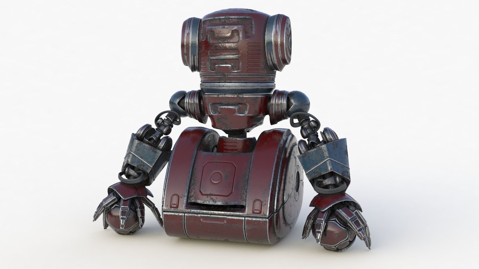 Cute Robot 2 3D model_63
