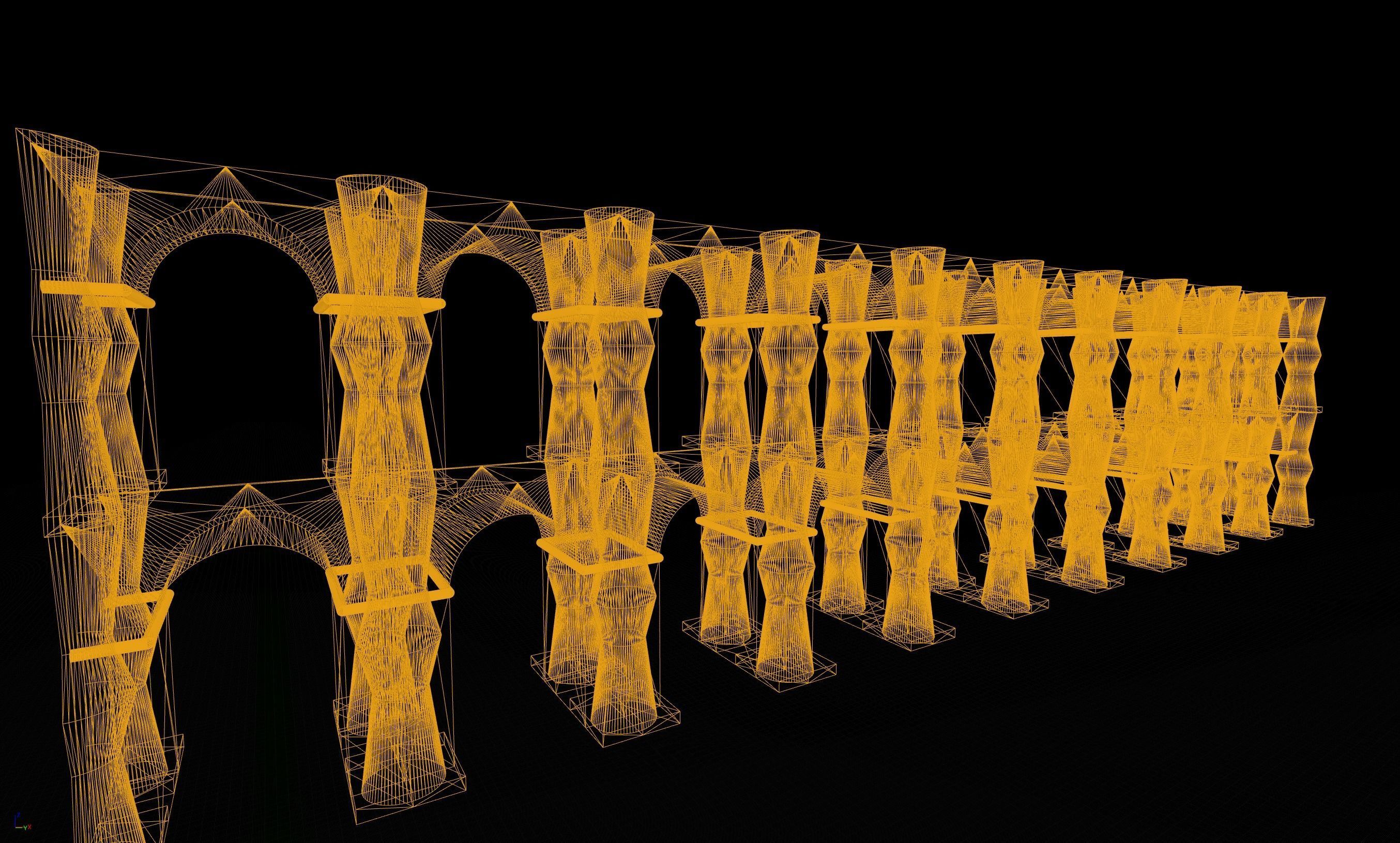 ROMAN ARCHITECTURE WICH STONE 3D model_27