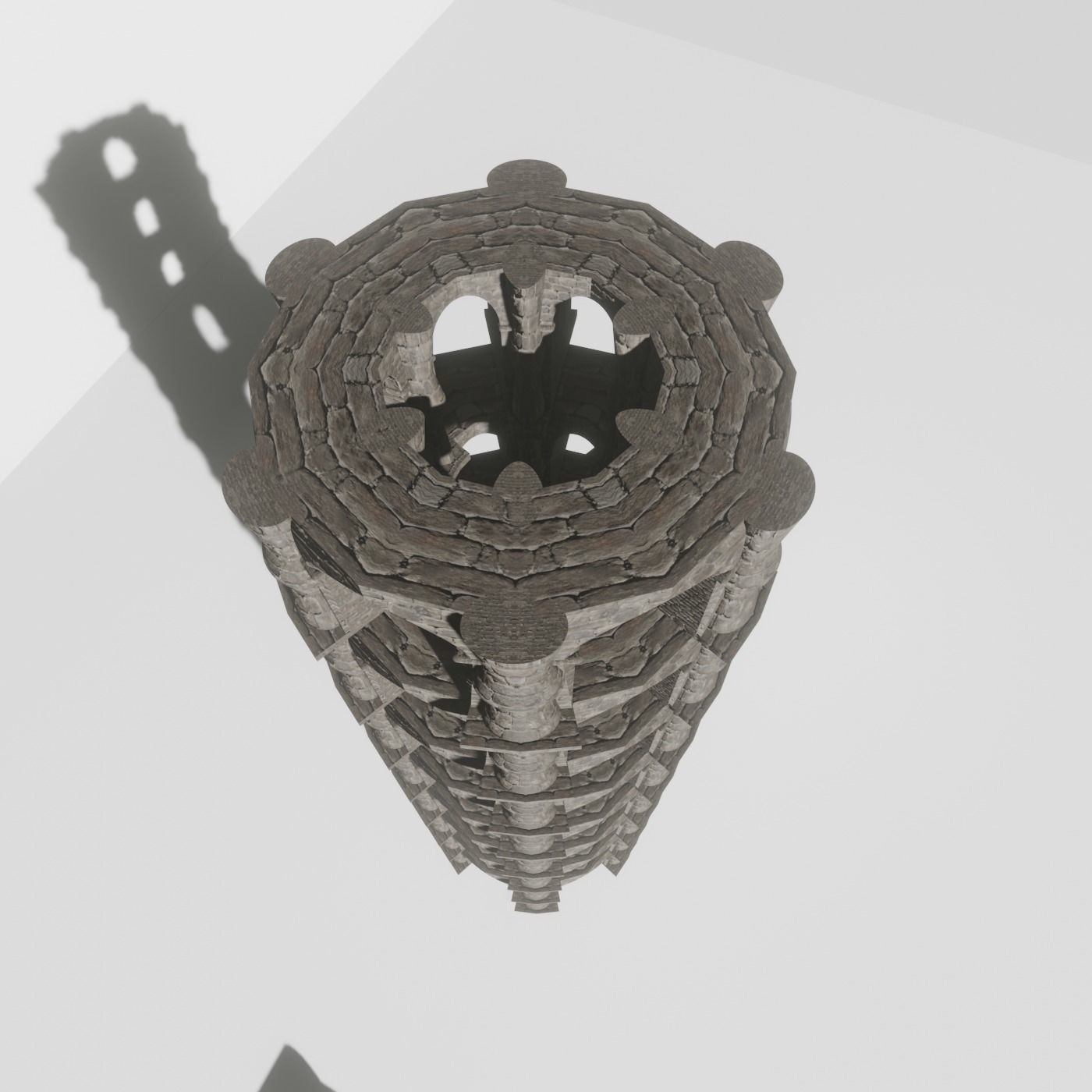 ROMAN ARCHITECTURE WICH STONE 3D model_9