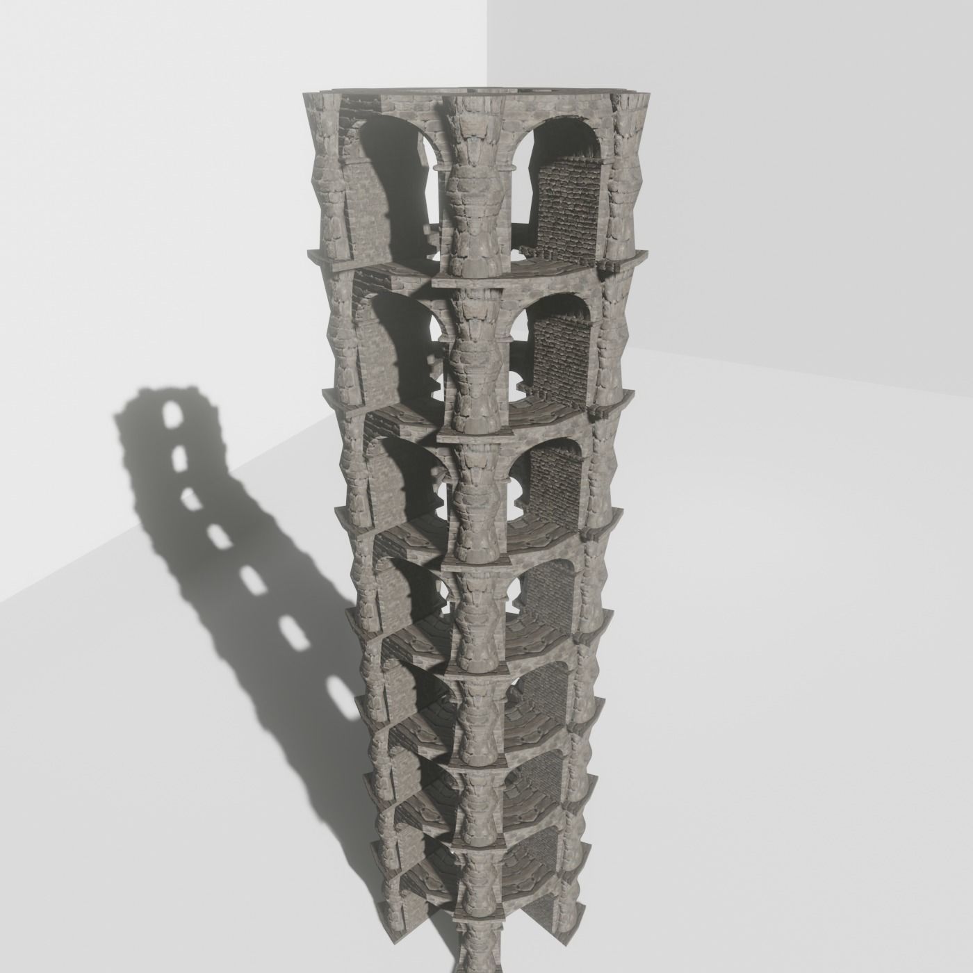 ROMAN ARCHITECTURE WICH STONE 3D model_7