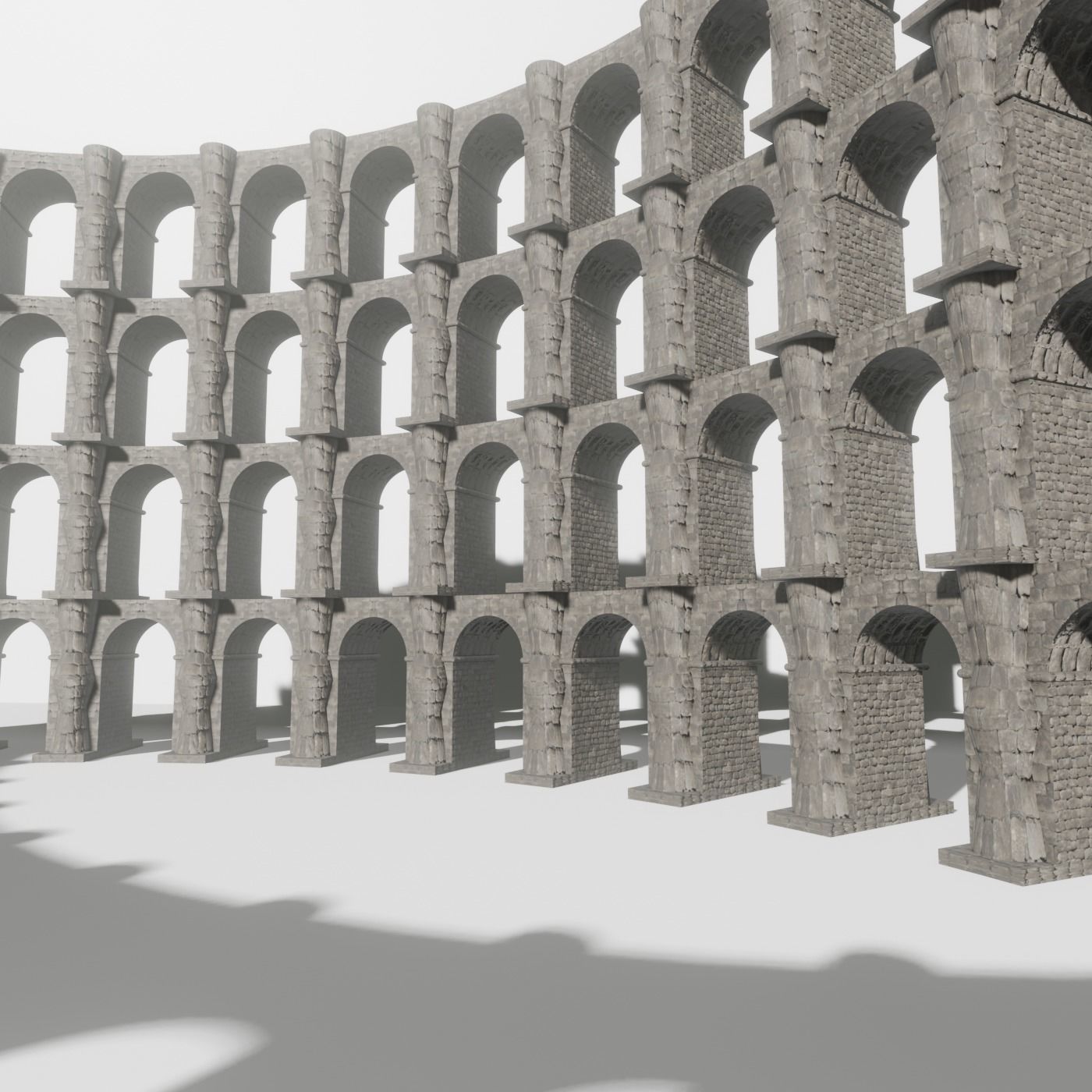 ROMAN ARCHITECTURE WICH STONE 3D model_26