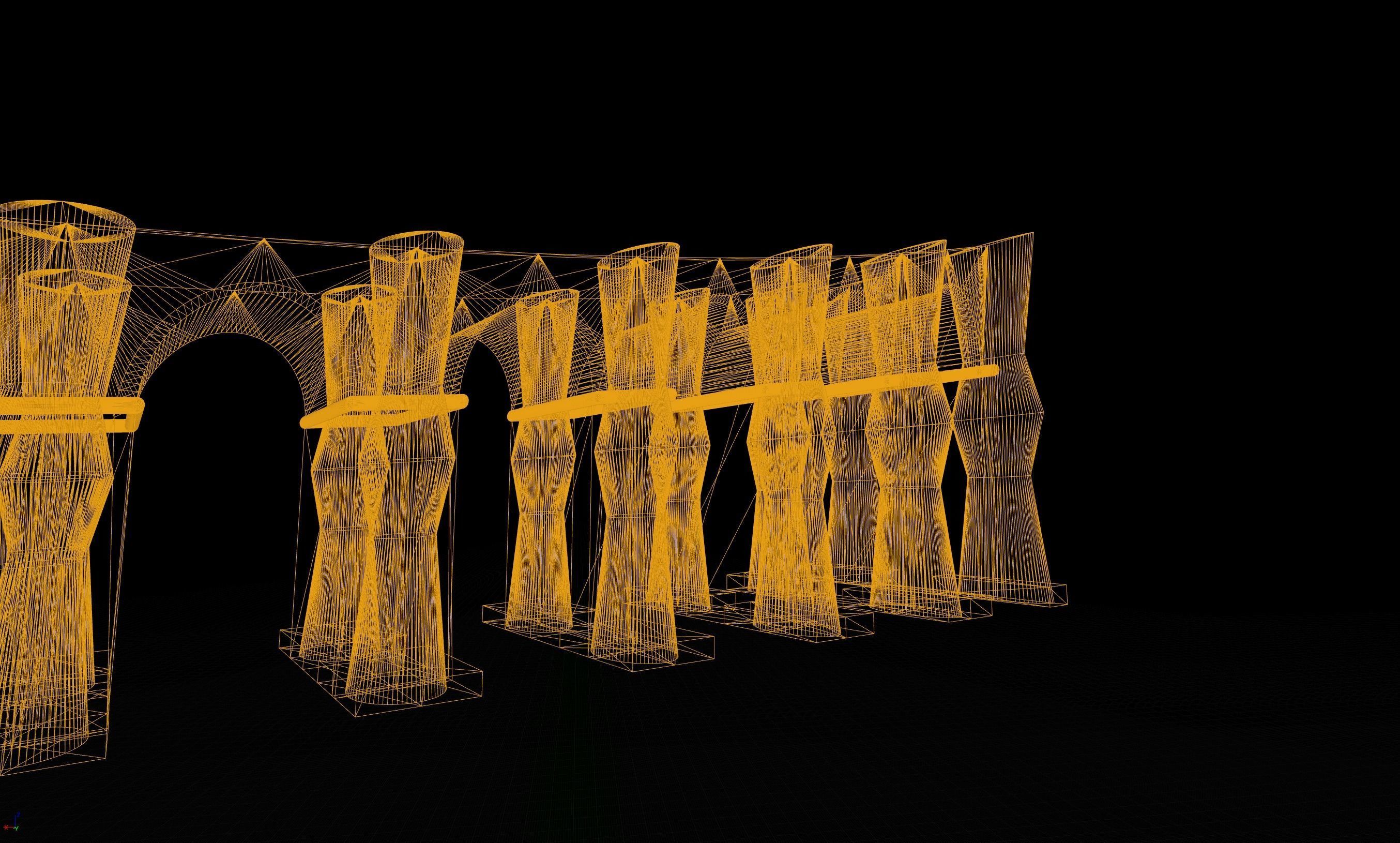 ROMAN ARCHITECTURE WICH STONE 3D model_29