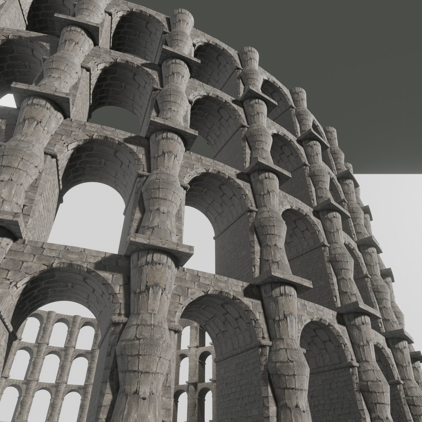ROMAN ARCHITECTURE WICH STONE 3D model_24