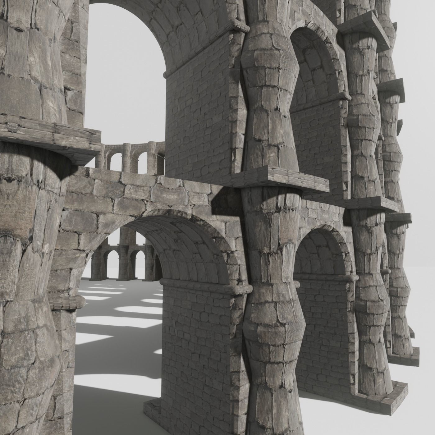 ROMAN ARCHITECTURE WICH STONE 3D model_25