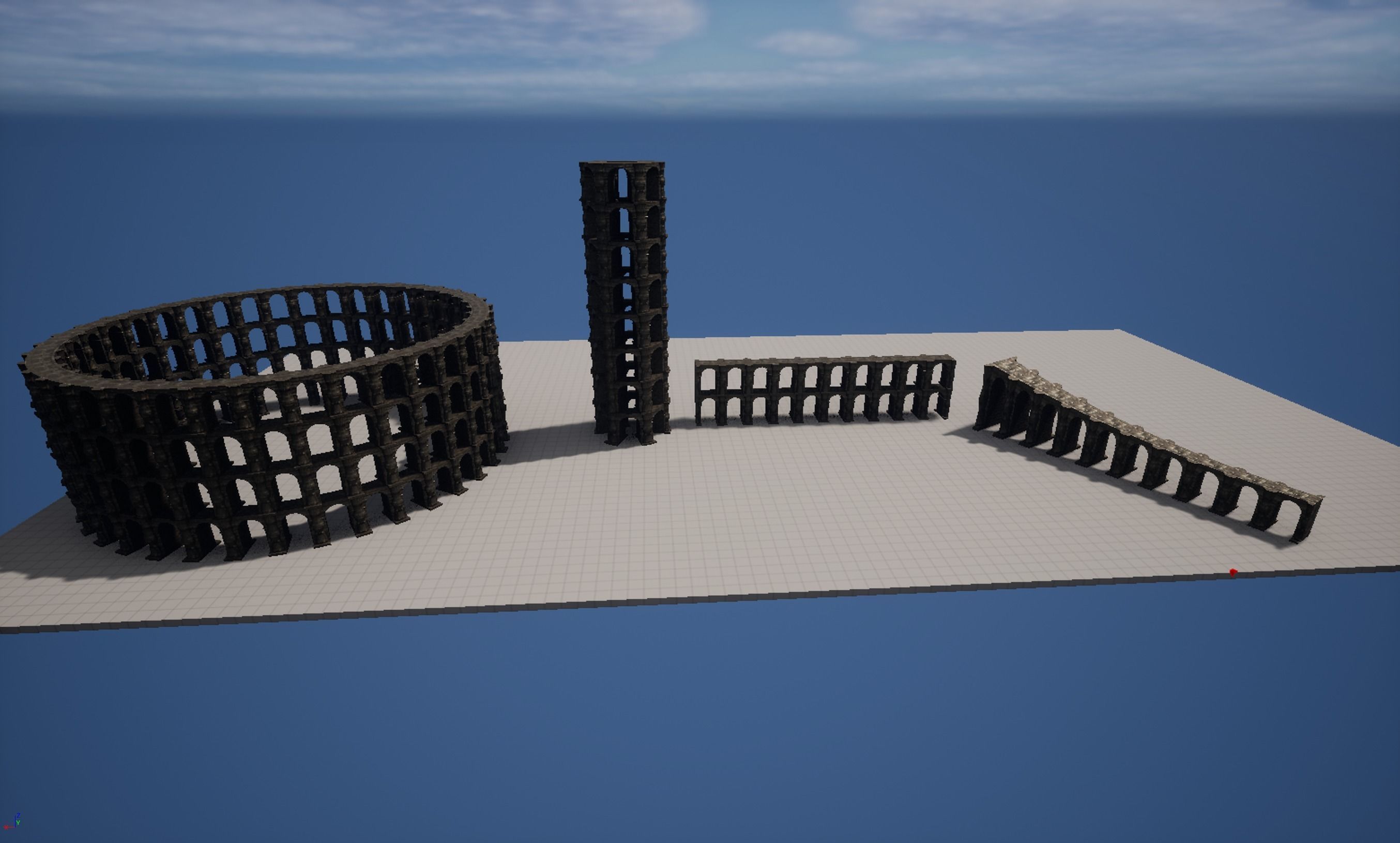 ROMAN ARCHITECTURE WICH STONE 3D model_3