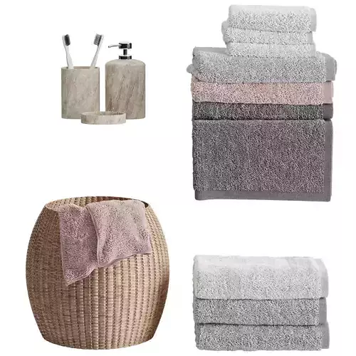 Bathroom Towel Set 13