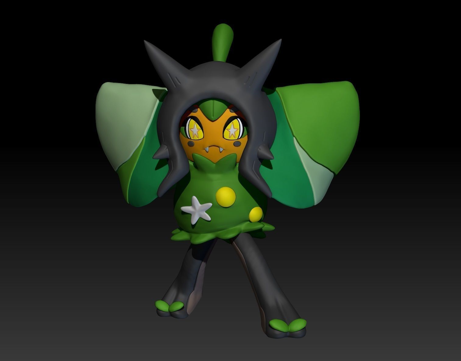 Pokemon Ogerpon 3D print model_1