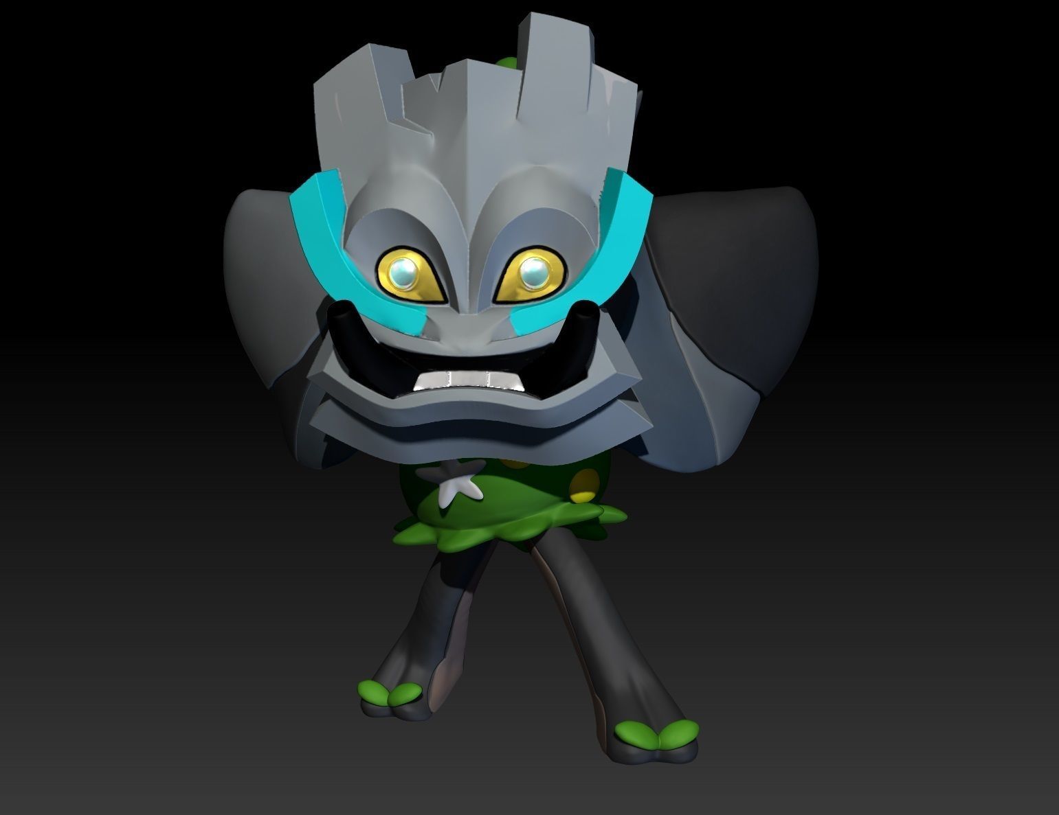 Pokemon Ogerpon 3D print model_4