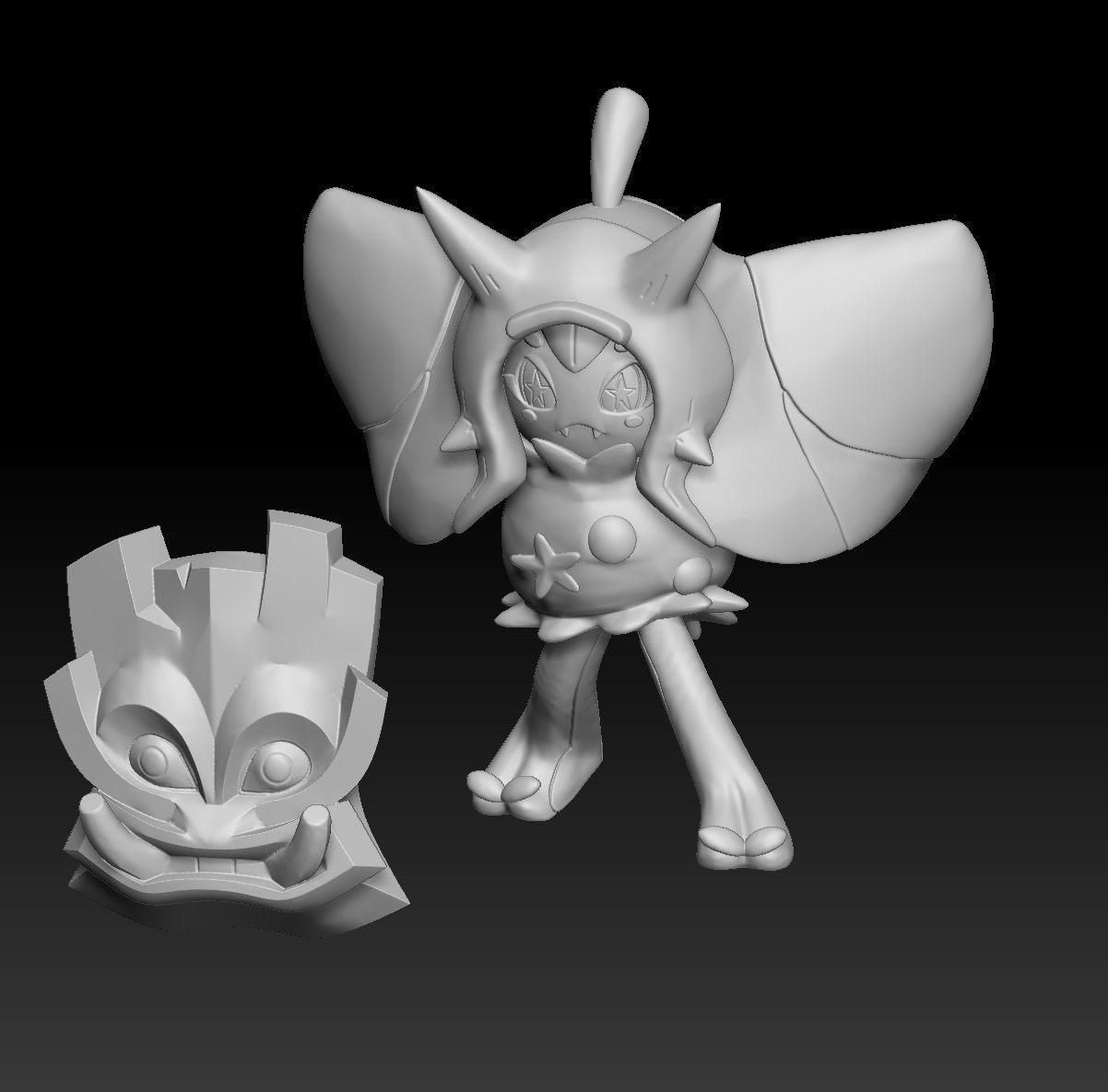 Pokemon Ogerpon 3D print model_7