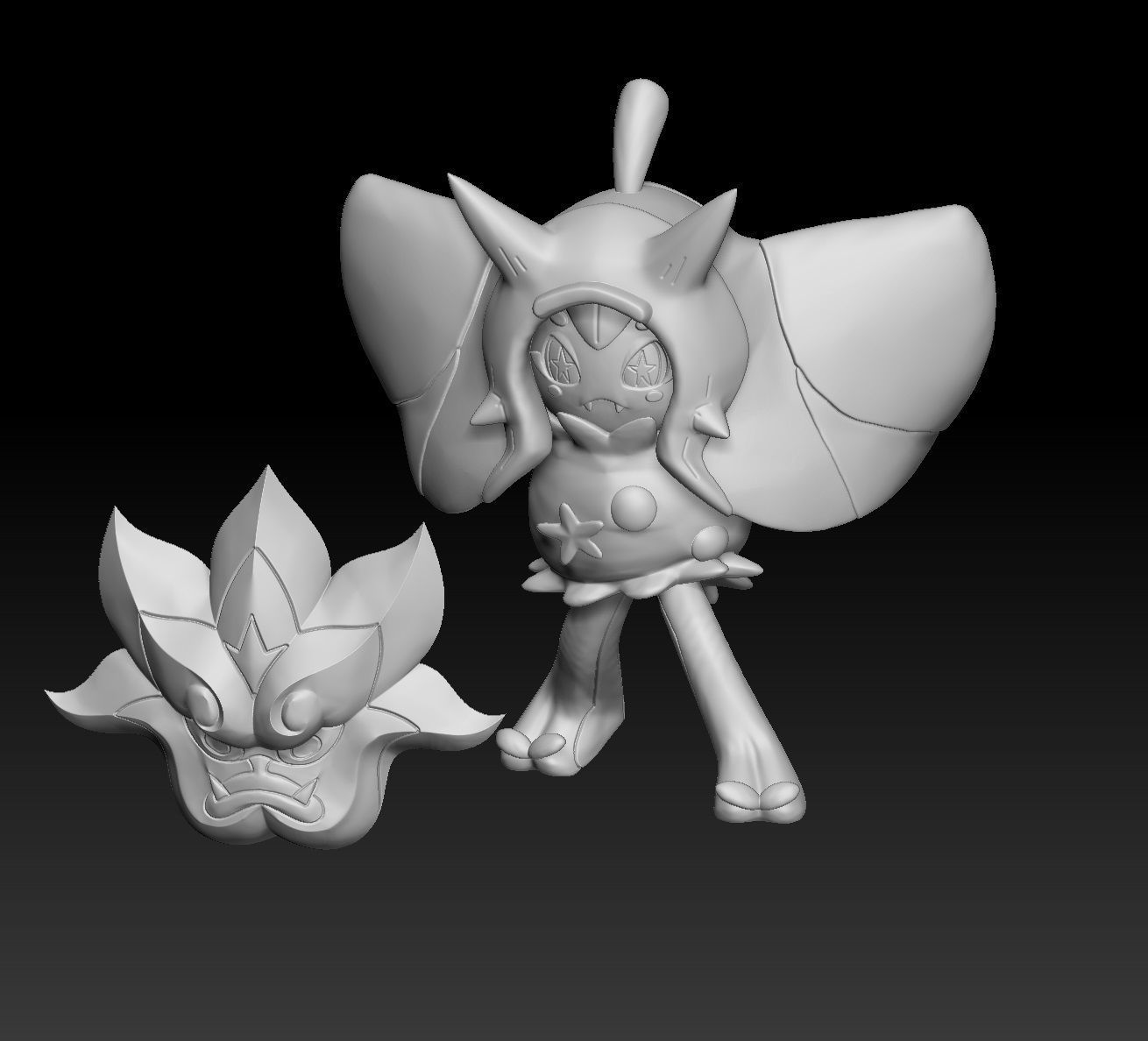 Pokemon Ogerpon 3D print model_8