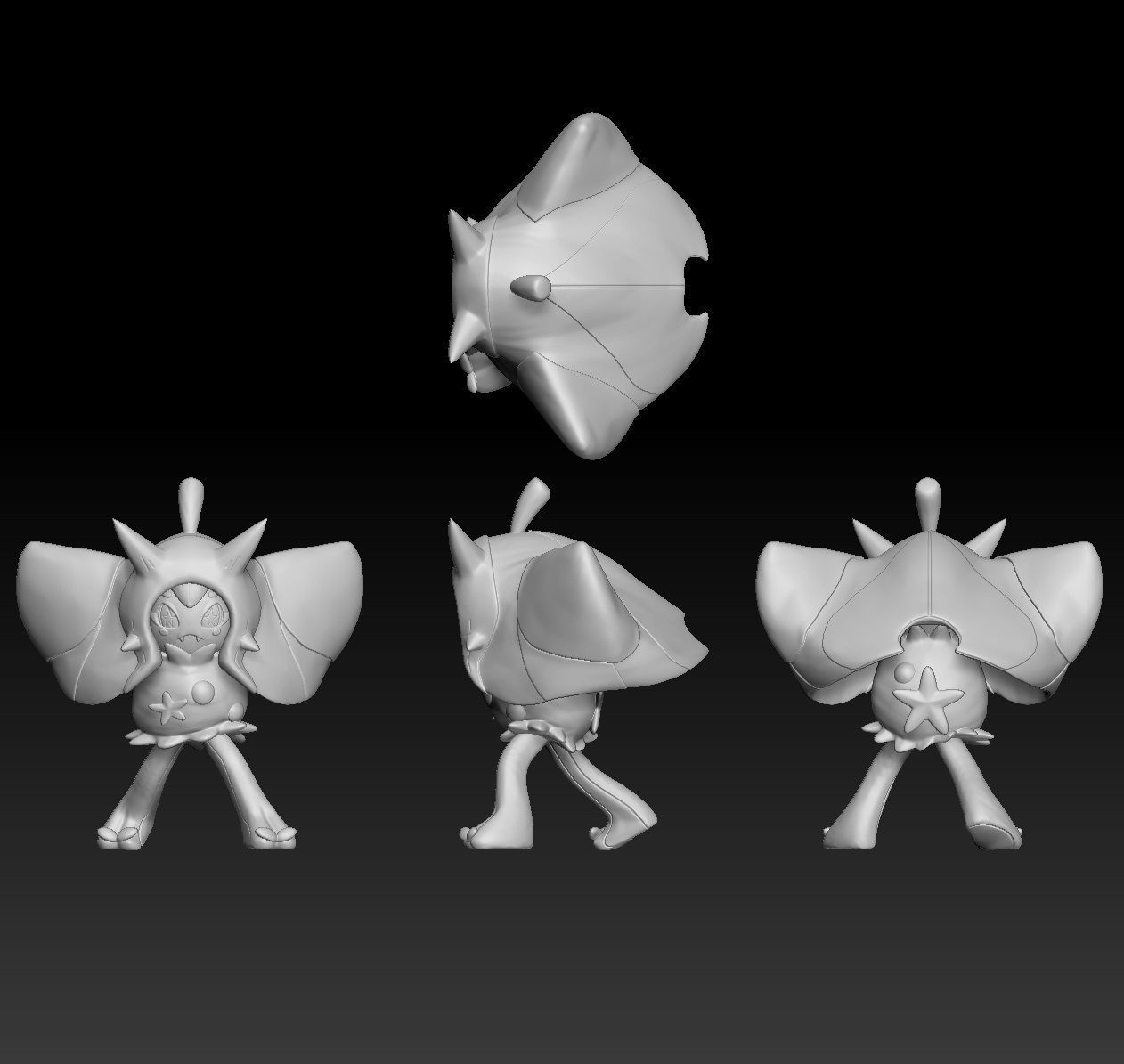 Pokemon Ogerpon Teal Mask 3D print model_2