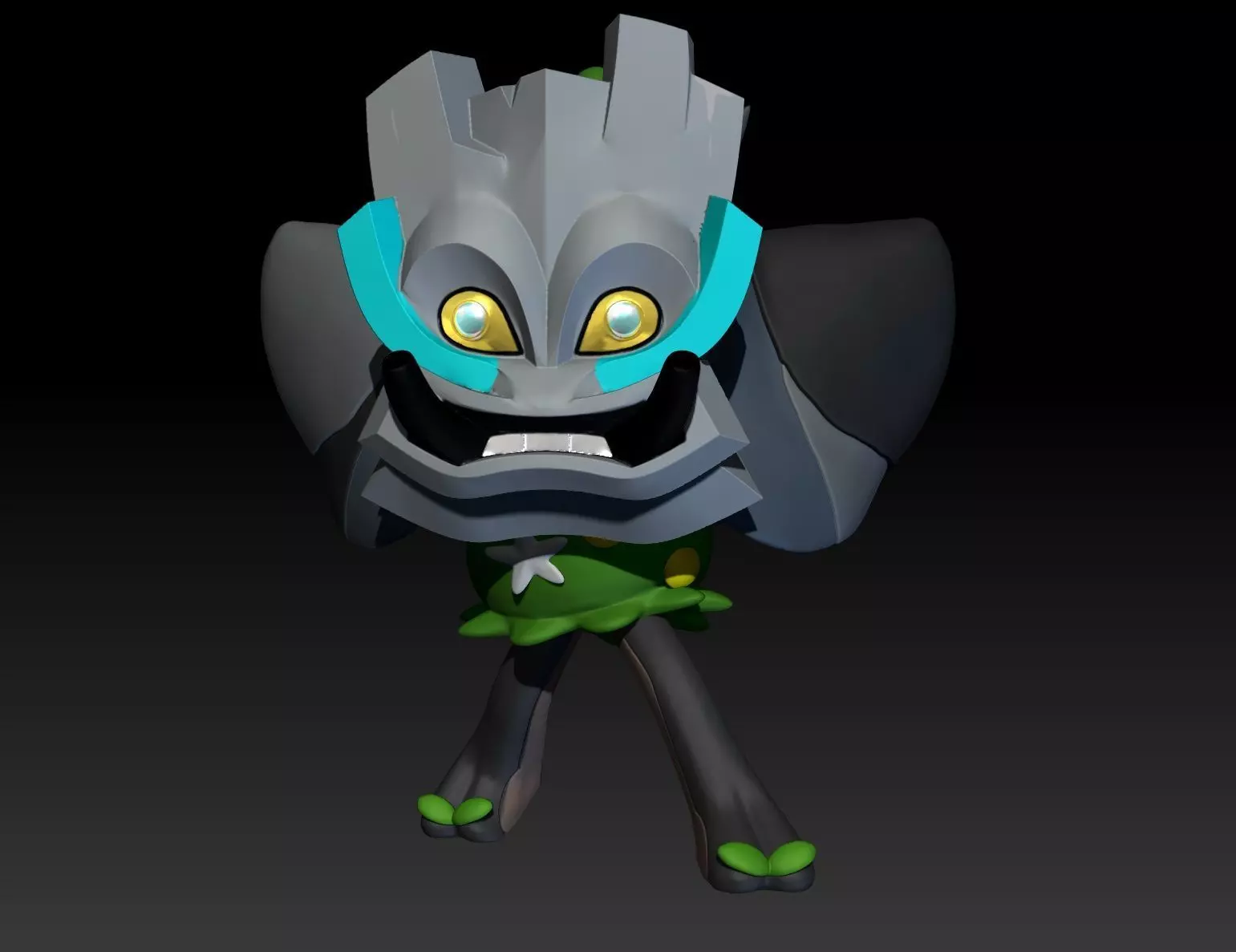 Pokemon Ogerpon Cornerstone Mask 3D print model_0