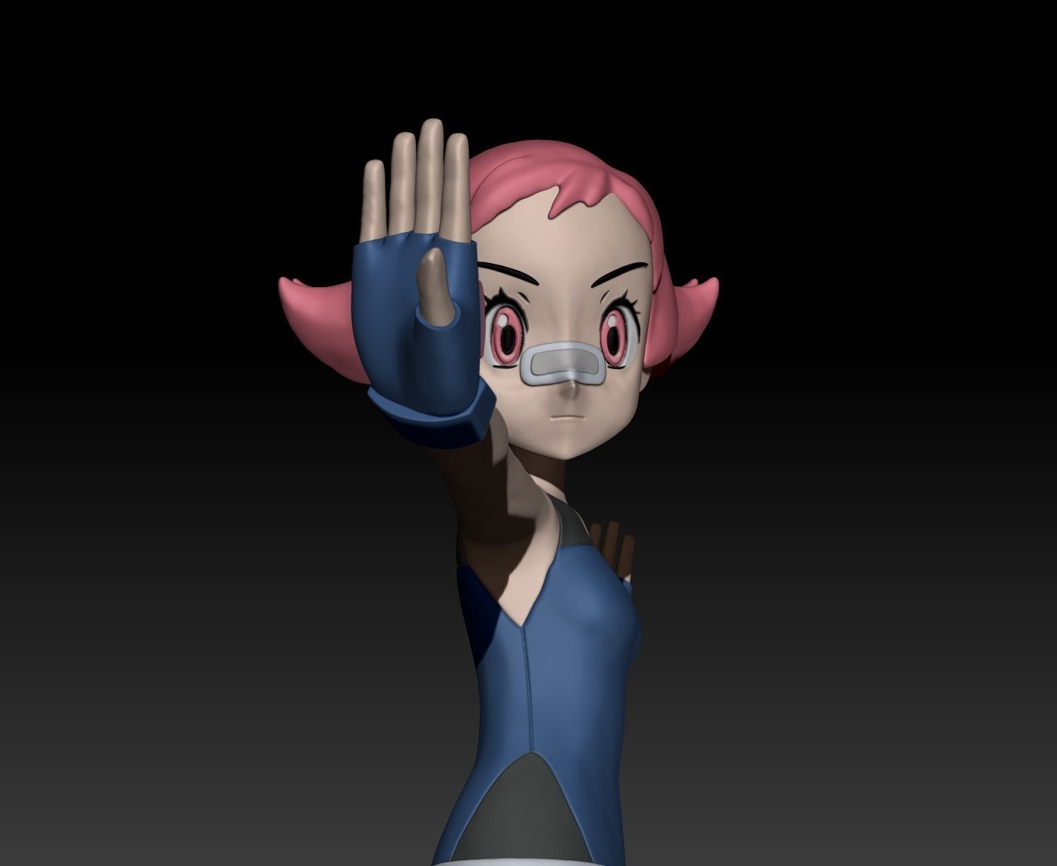Pokemon Sinnoh Gym Leader Maylene 3D print model_2