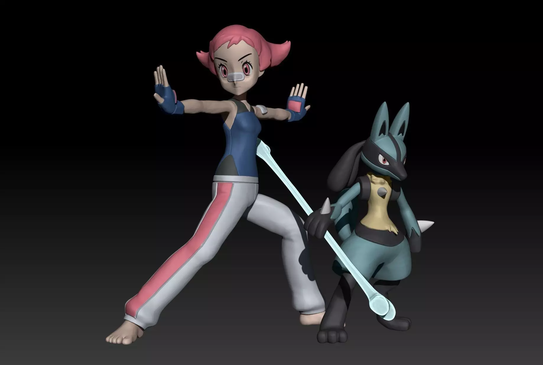 Pokemon Sinnoh Gym Leader Maylene 3D print model_0