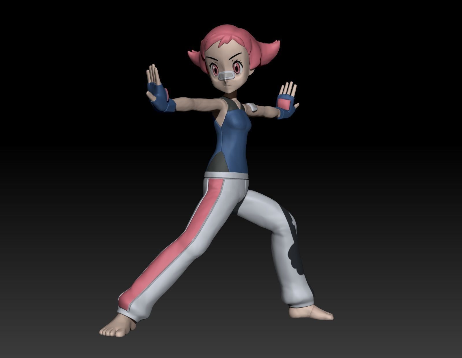 Pokemon Sinnoh Gym Leader Maylene 3D print model_1