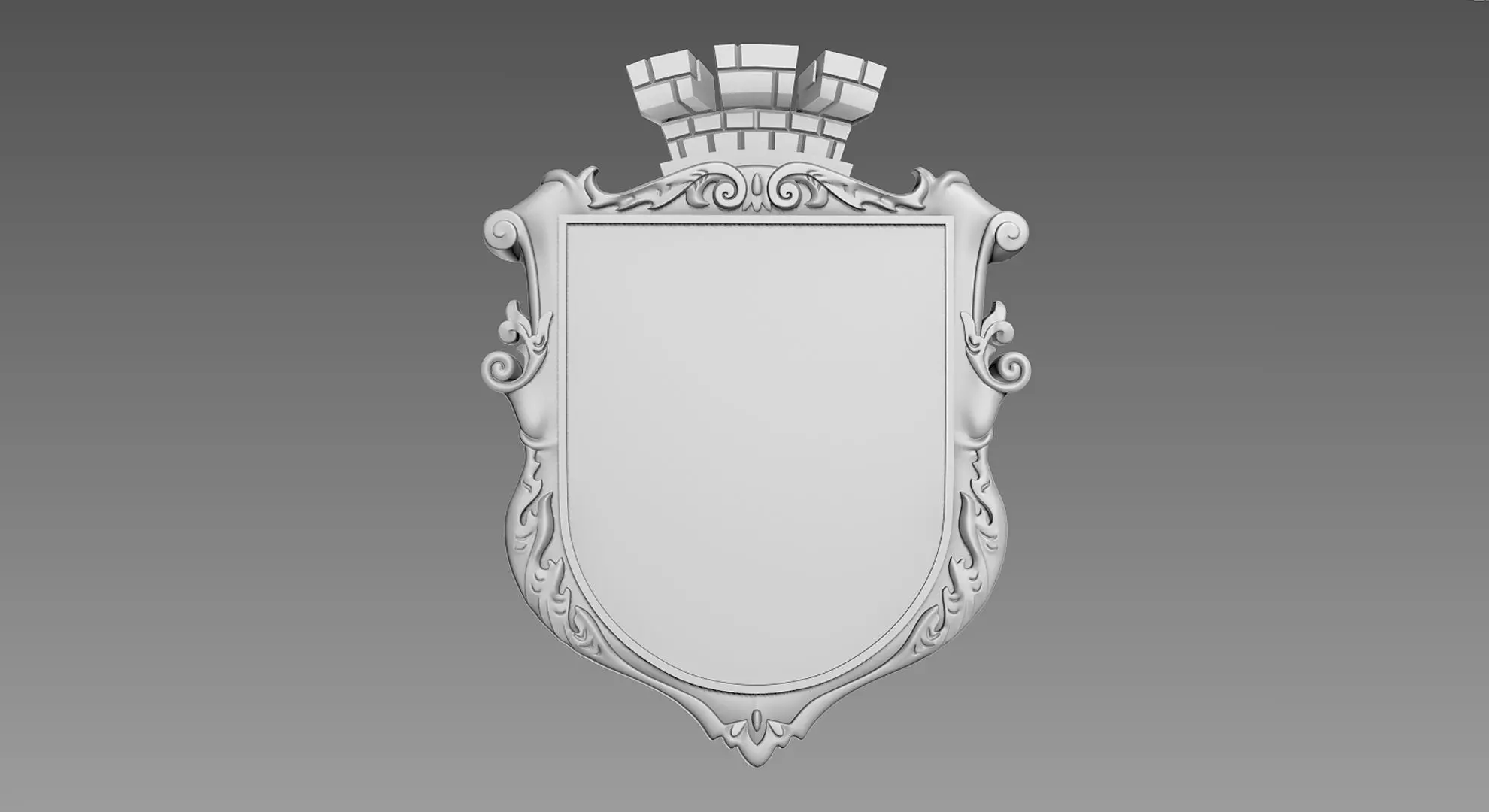 Coat of Arms Emblem 3D model