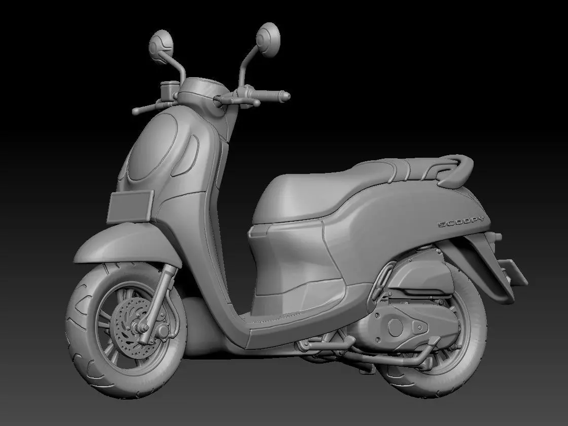 honda scoopy 3D print model