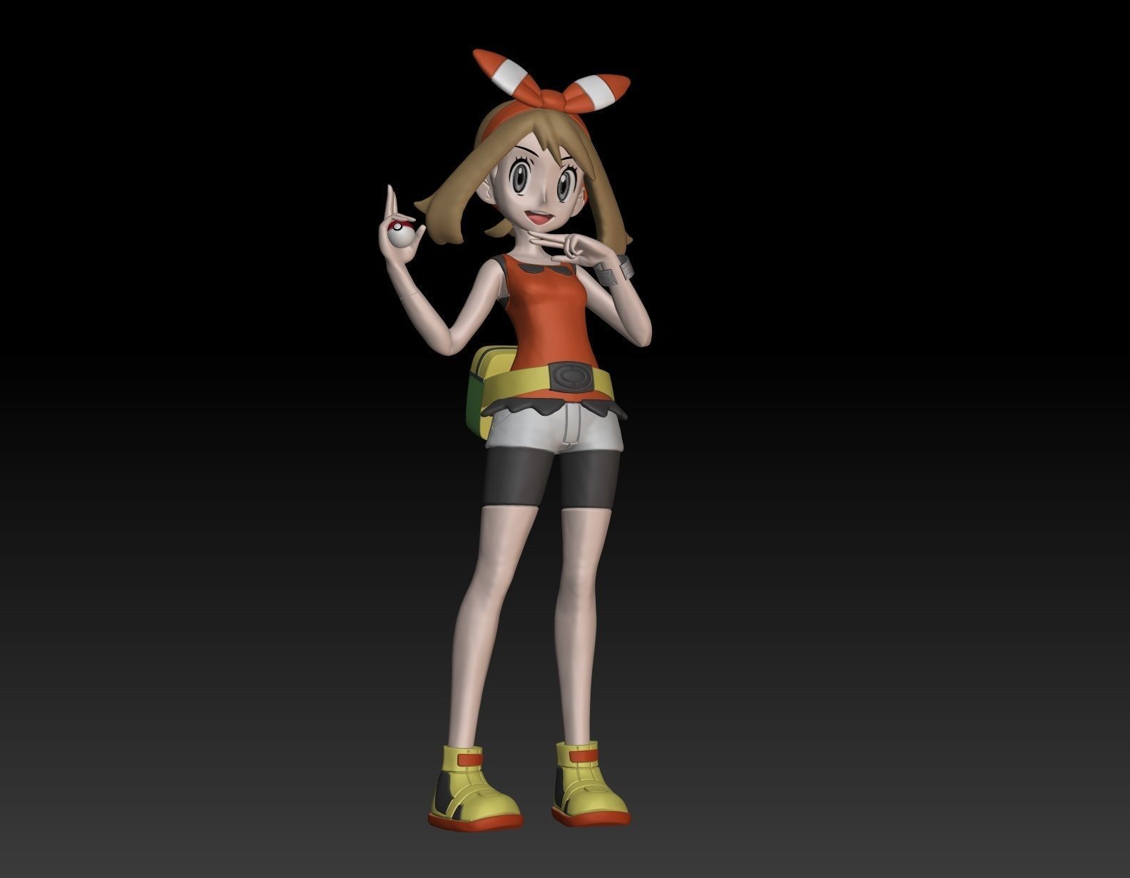 Pokemon Hoenn Trainer May 3D print model_1