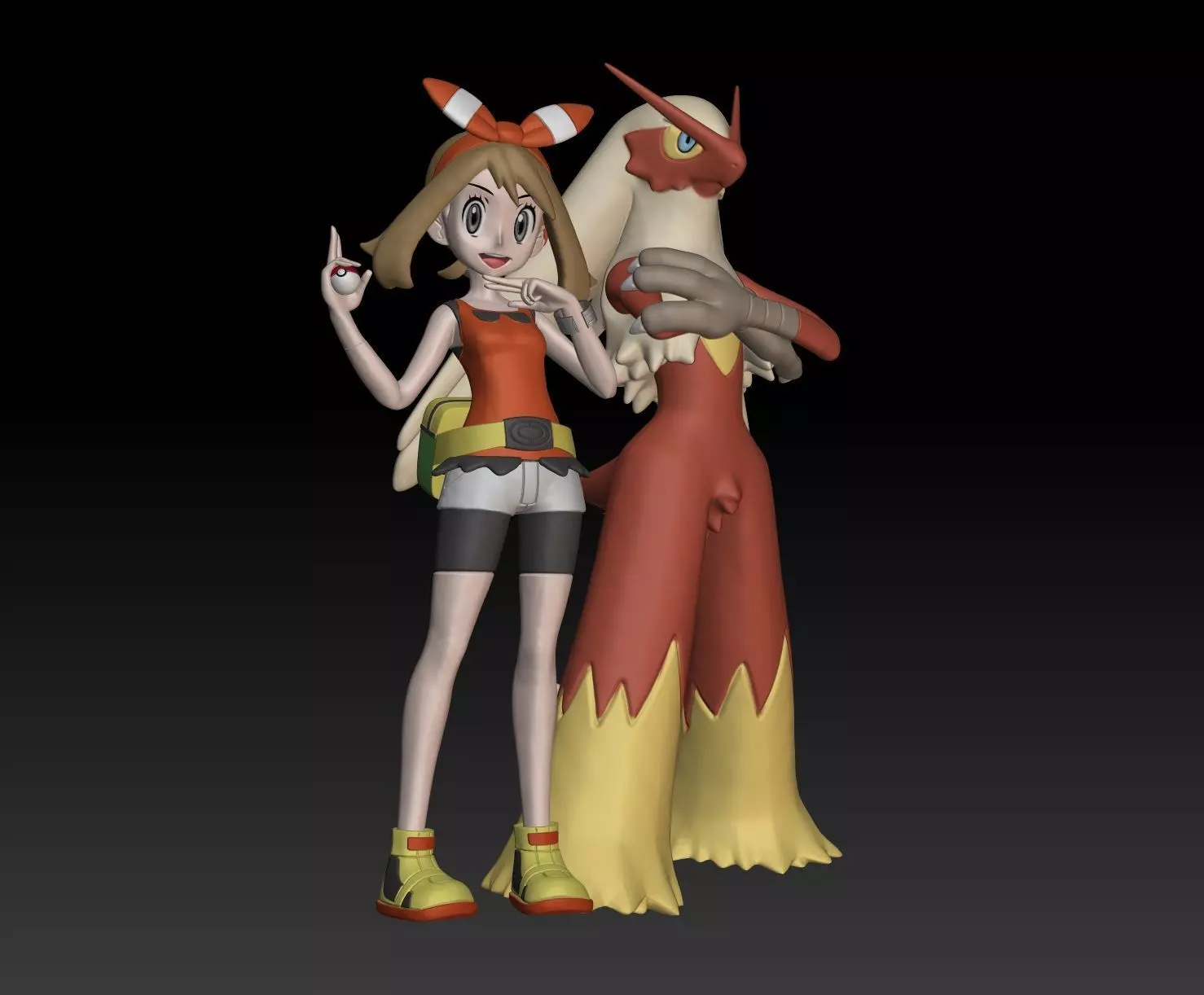 Pokemon Hoenn Trainer May 3D print model_0