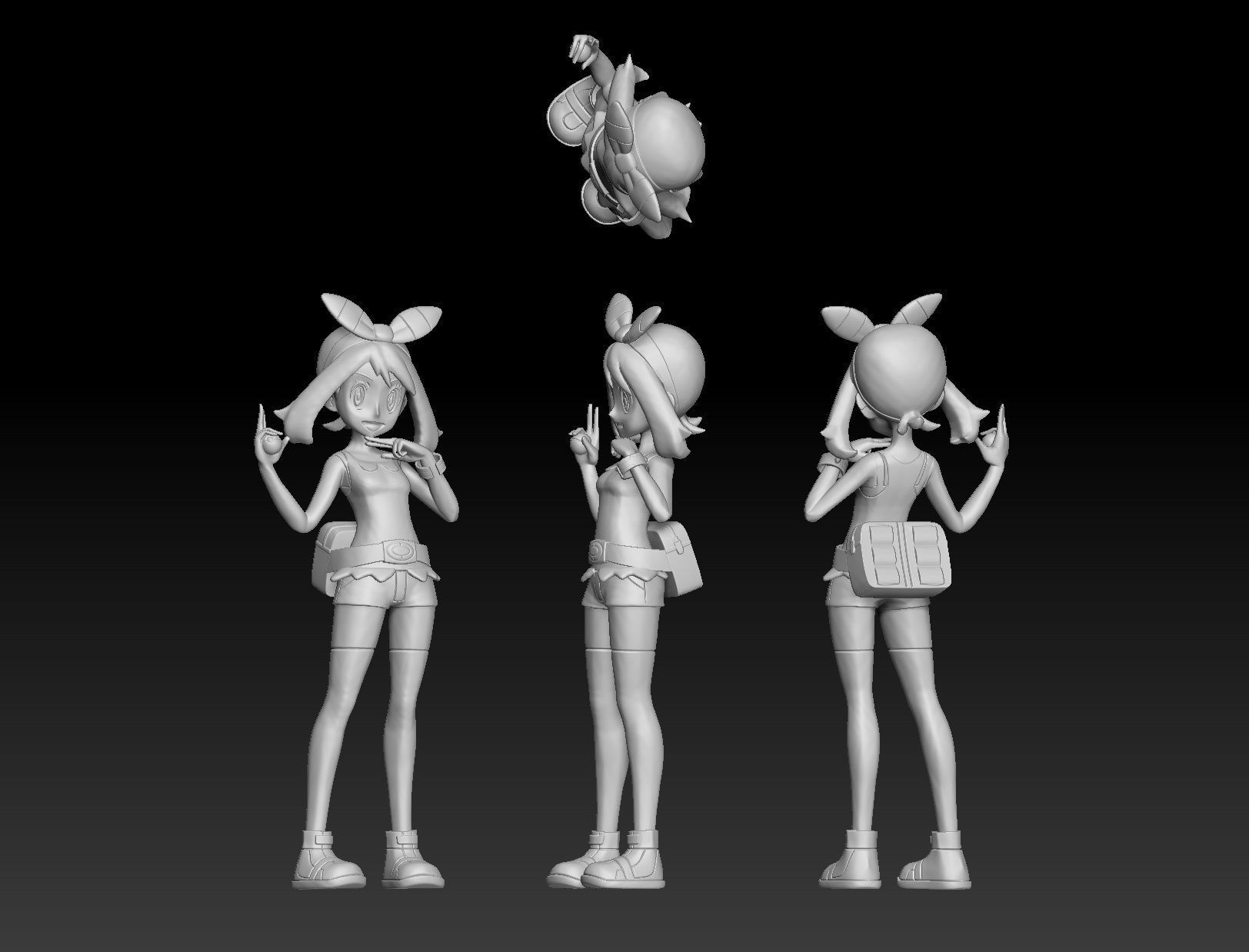 Pokemon Hoenn Trainer May 3D print model_3