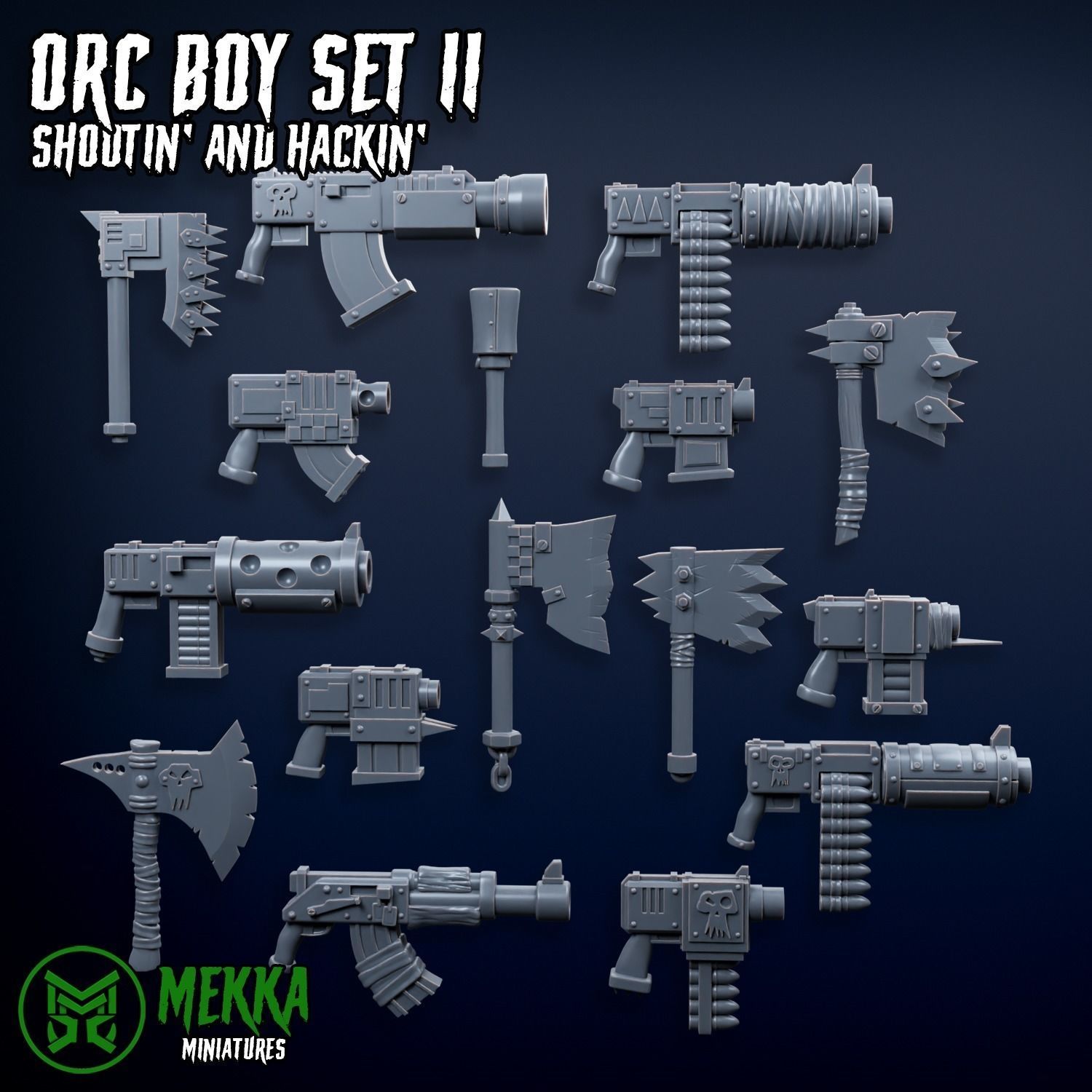 Orc Boy Set II 3D print model_6
